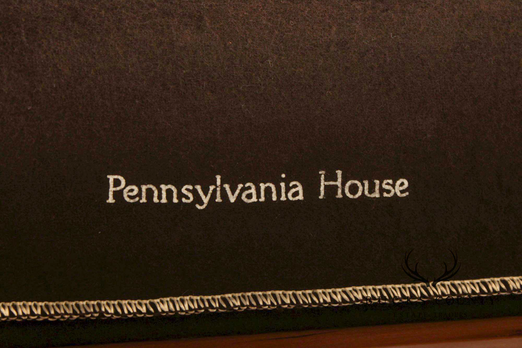 Pennsylvania House Cherry Flip Top Silver Chest Server Cabinet