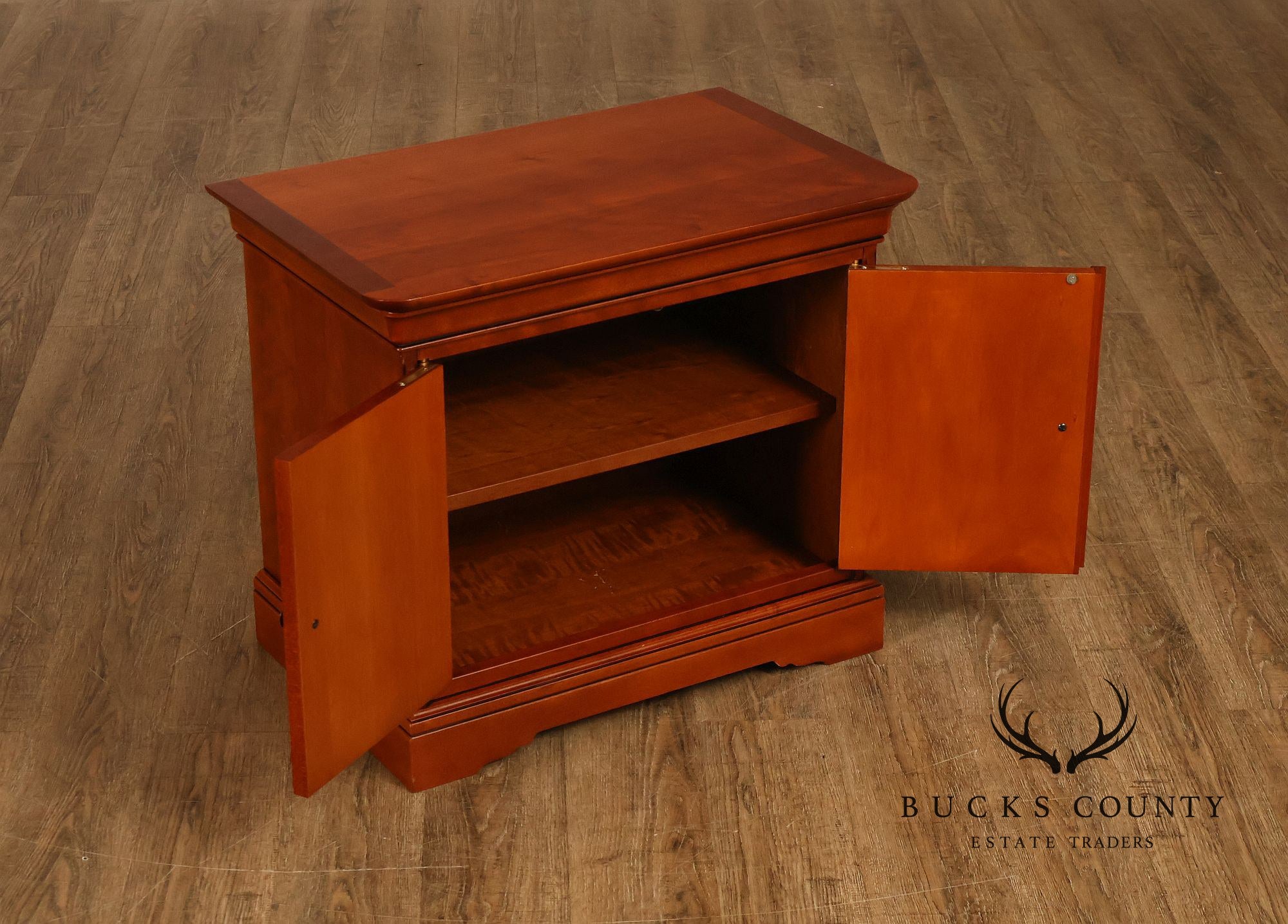 Grange French Louis Philippe Cherry Wood Nightstand