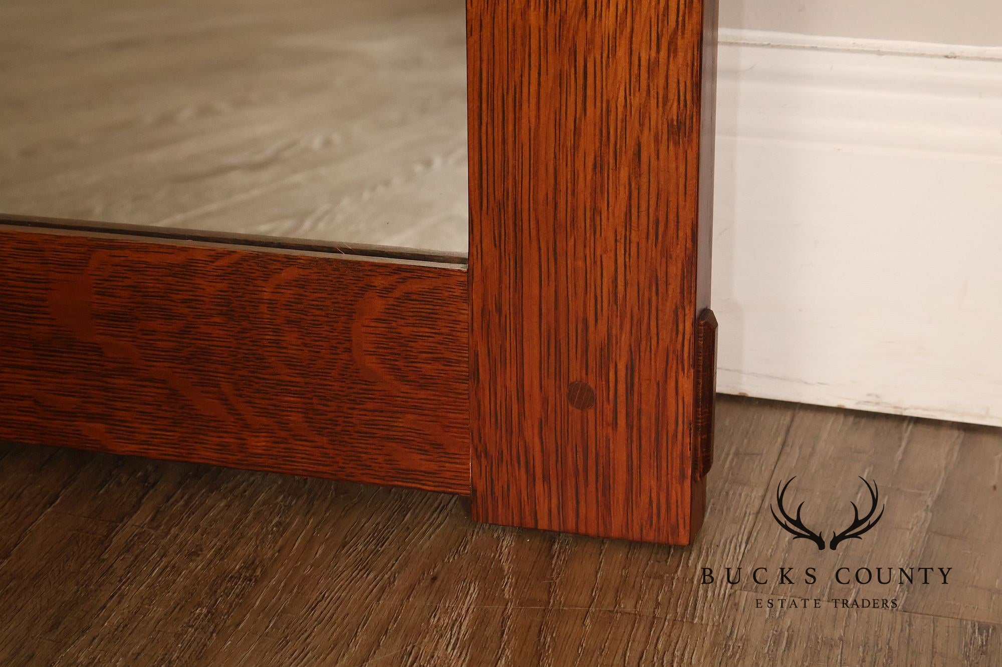 Stickley Mission Collection Oak Wall Mirror