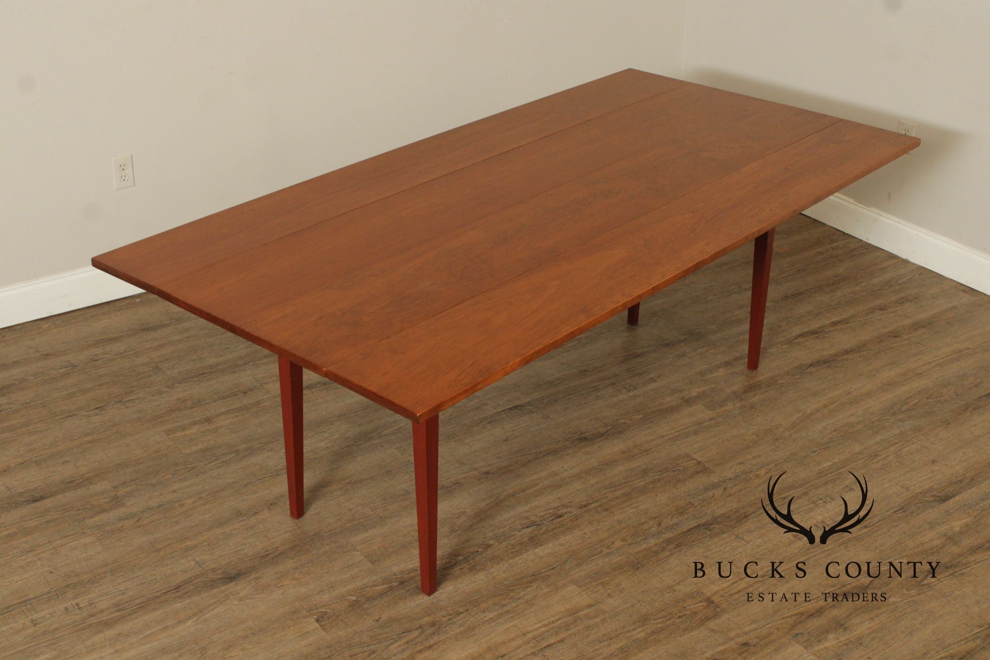 Wayne Kramer Bench Made Drop Leaf Harvest Dining Table