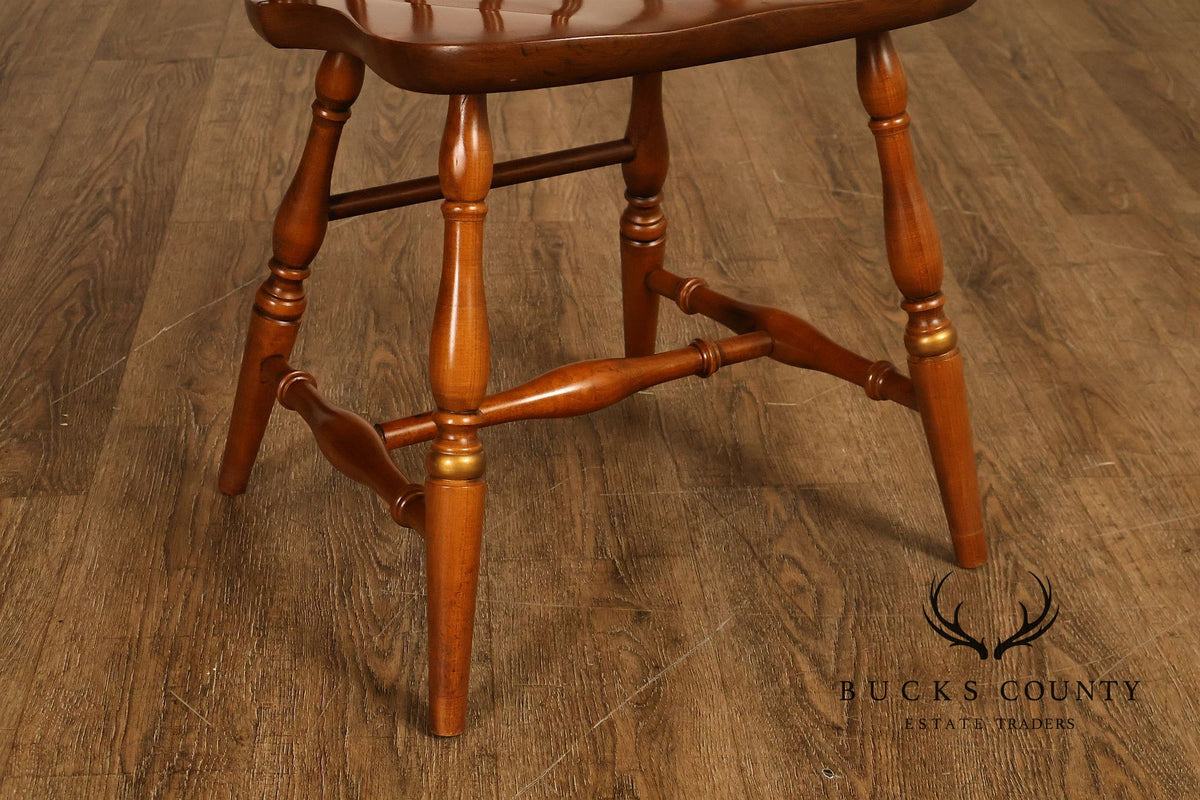 L. Hitchcock Set Of 4 Fan-Back Windsor Side Dining Chairs