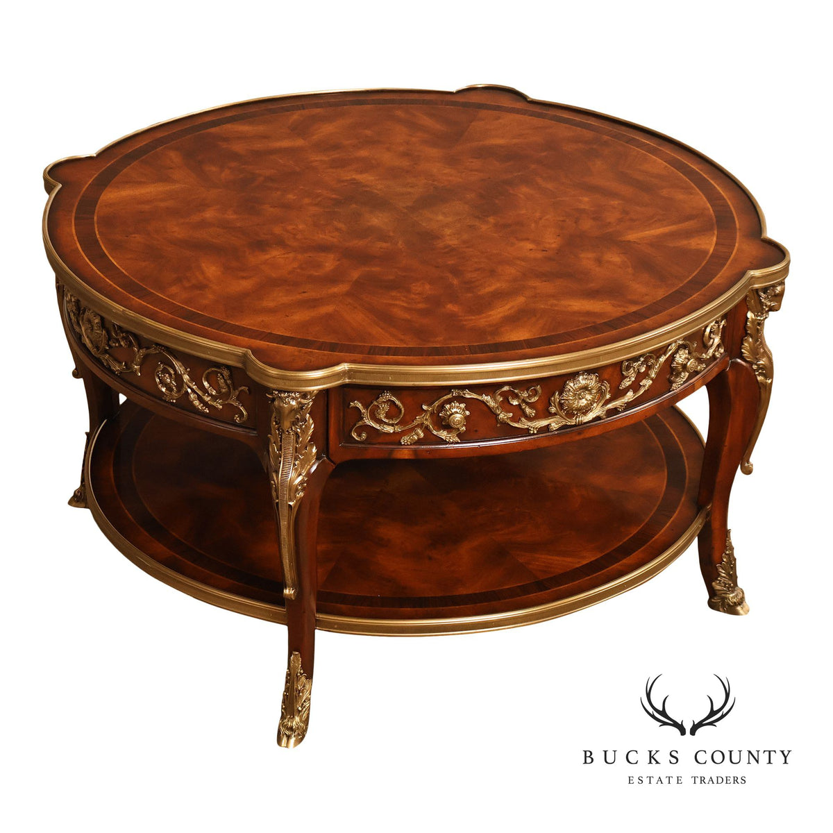 Theodore Alexander 'Capital' Mahogany Coffee Table