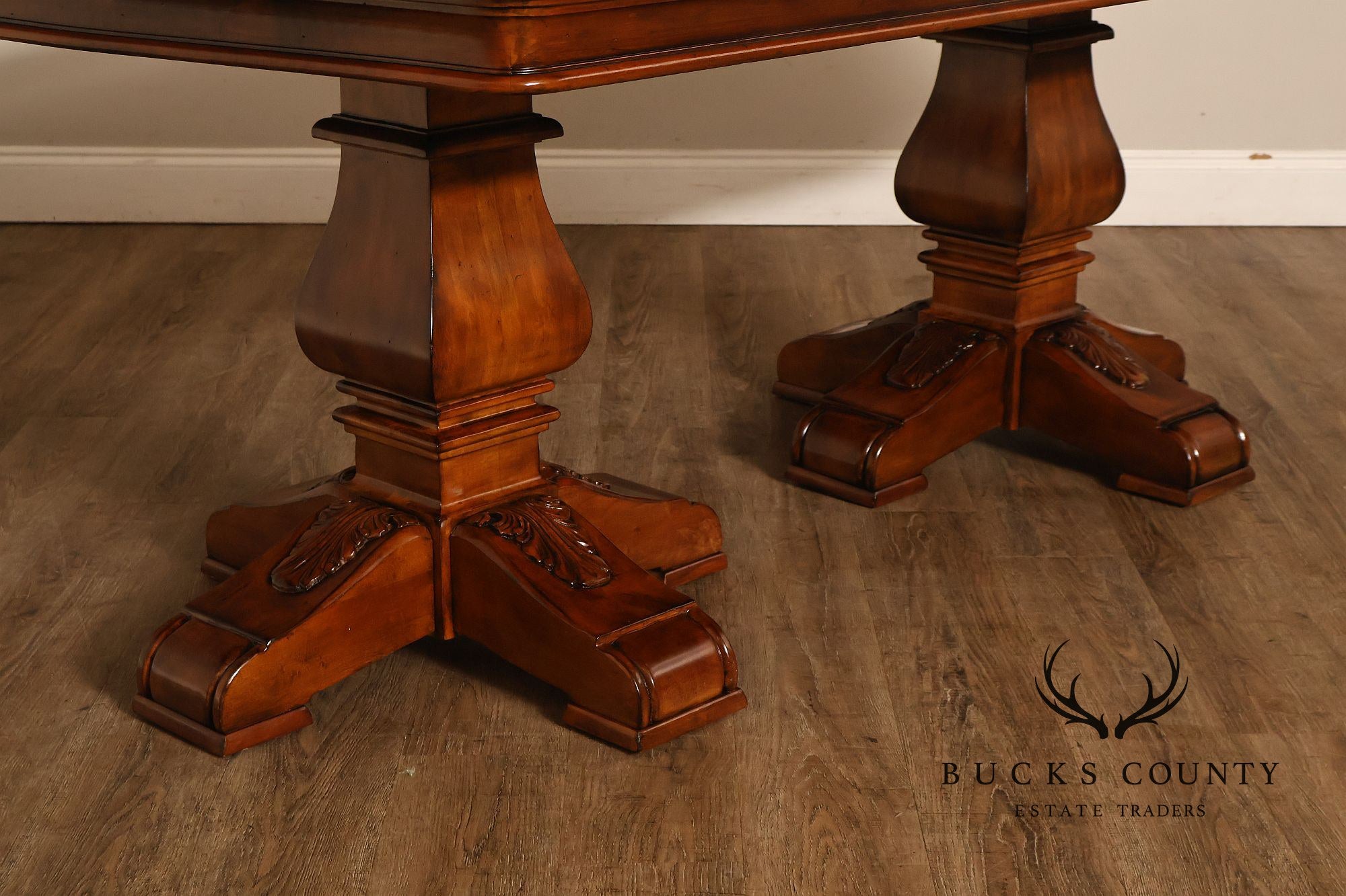 Ethan Allen 'Tuscany' Double Pedestal Dining Table
