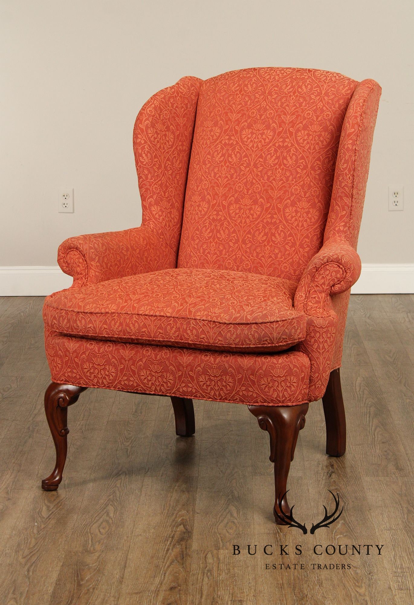 Brandywine Design, Calico Corners Queen Anne Style Wing Chair