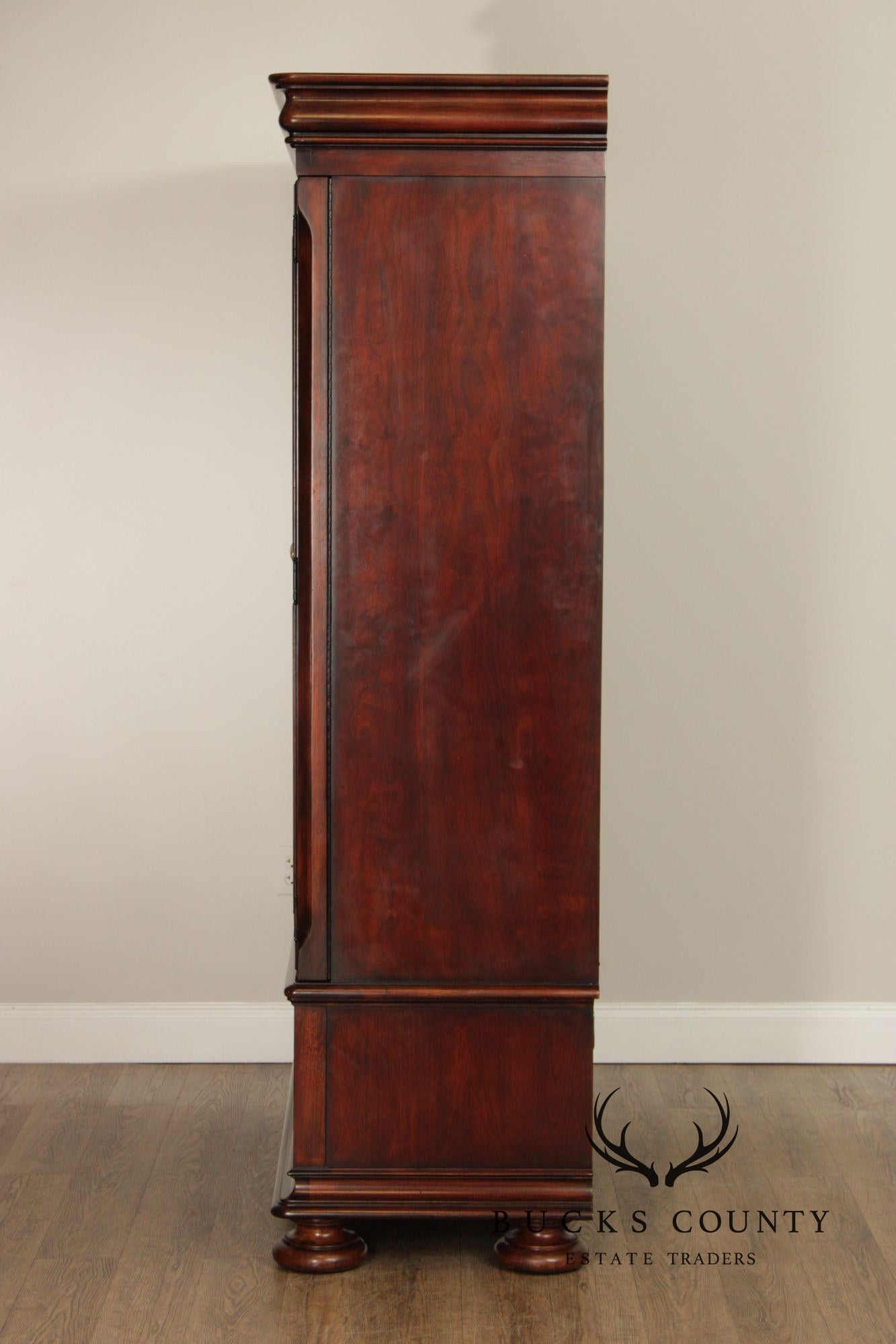 Bernhardt Rustic European Style Burlwood Armoire