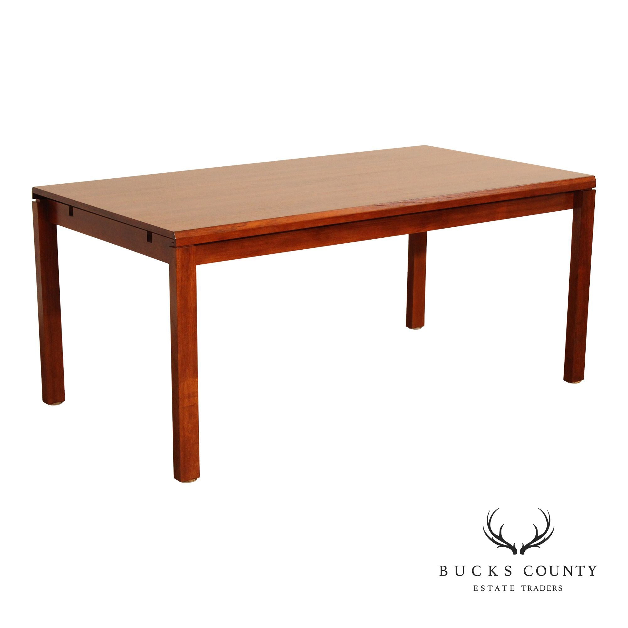 Moreddi Danish Modern Teak Draw-Leaf Dining Table