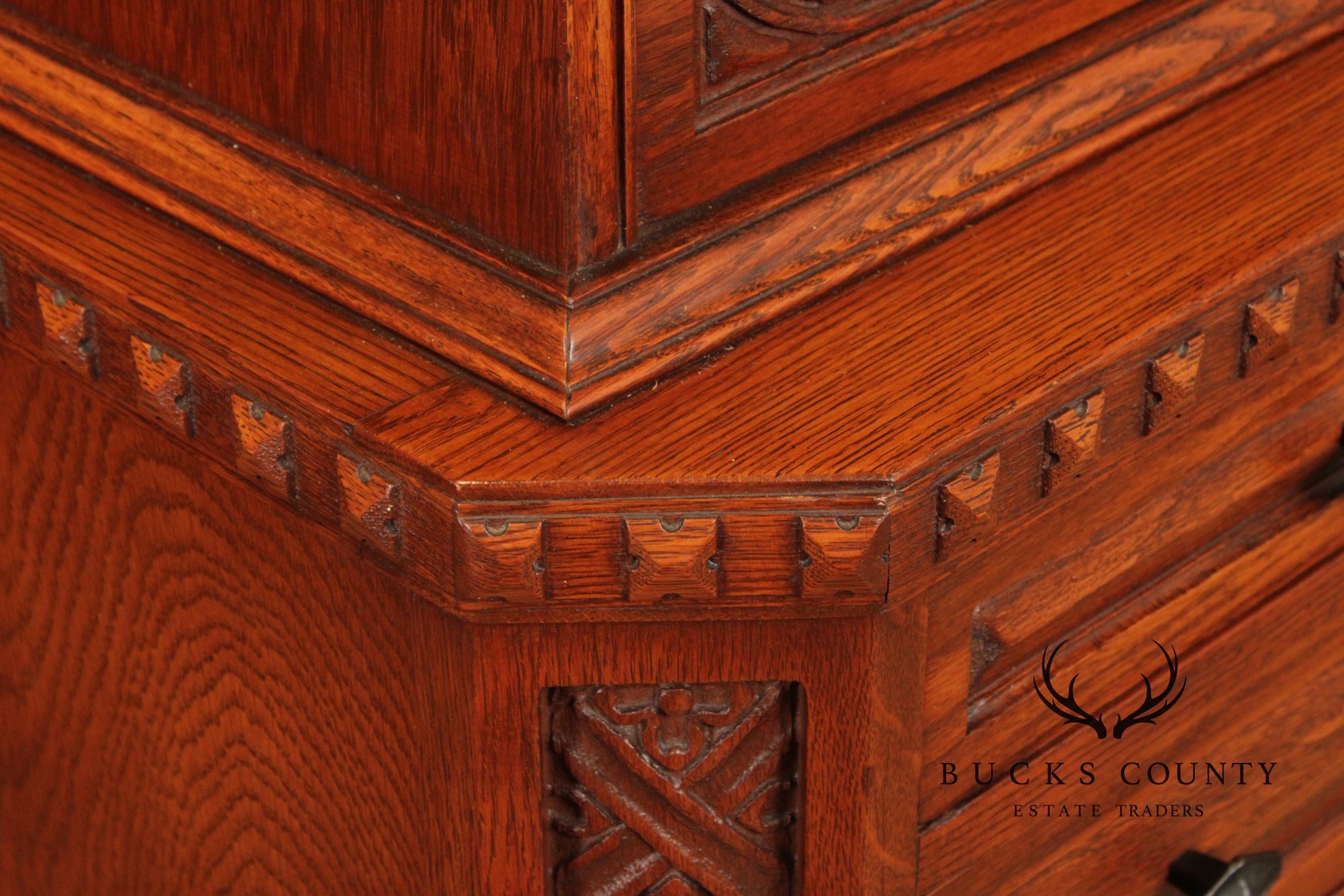 Romweber Viking Oak Buffet Cabinet