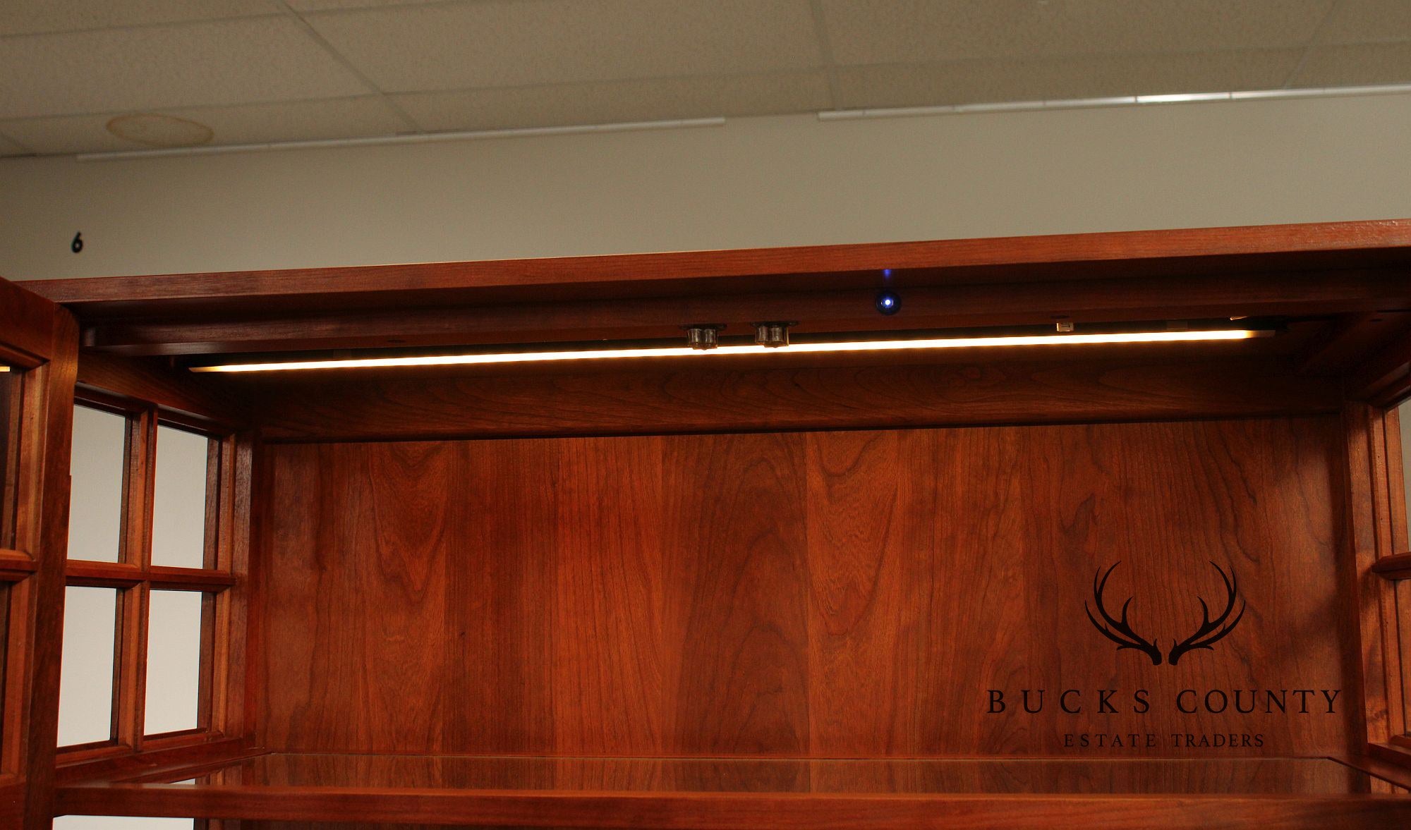 Stickley Mission Collection Cherry Two Door Display Cabinet