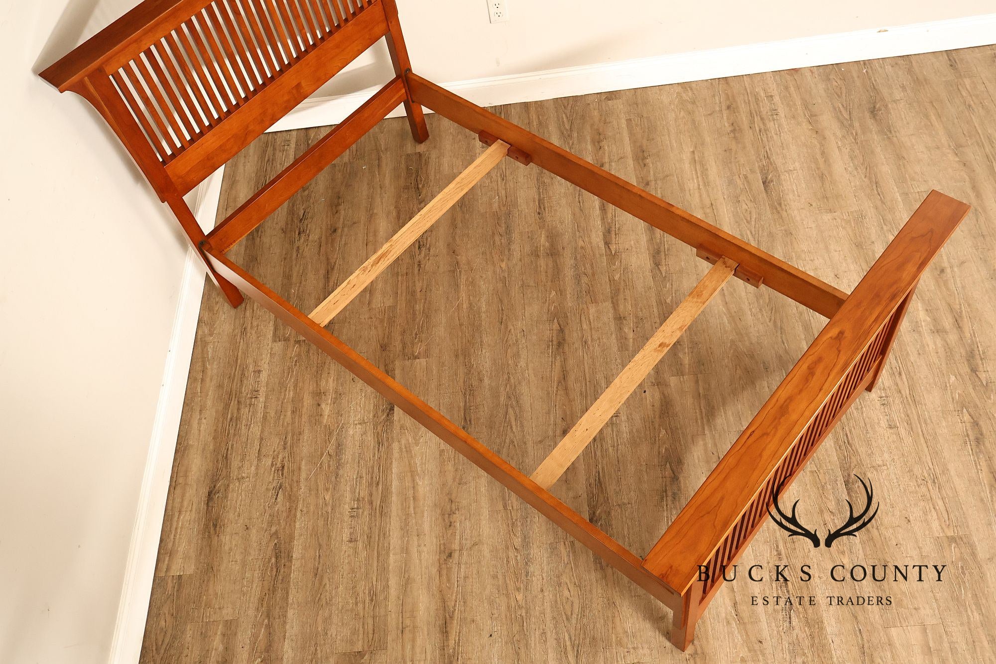Stickley Mission Collection Cherry Spindle Twin Size Bed