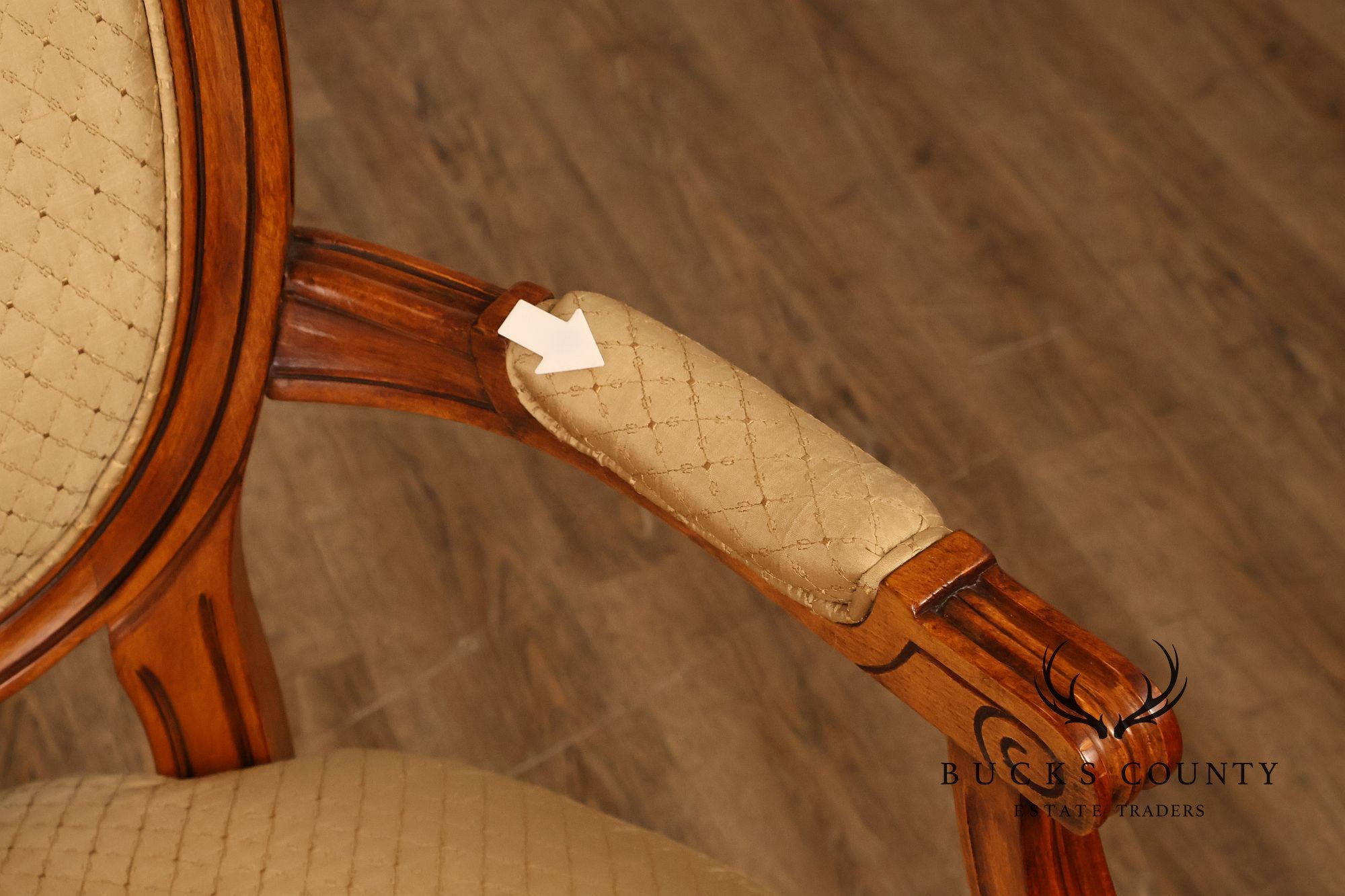 Stickley Louis XVI Directore Style Set Of Six Cherry Dining Chairs