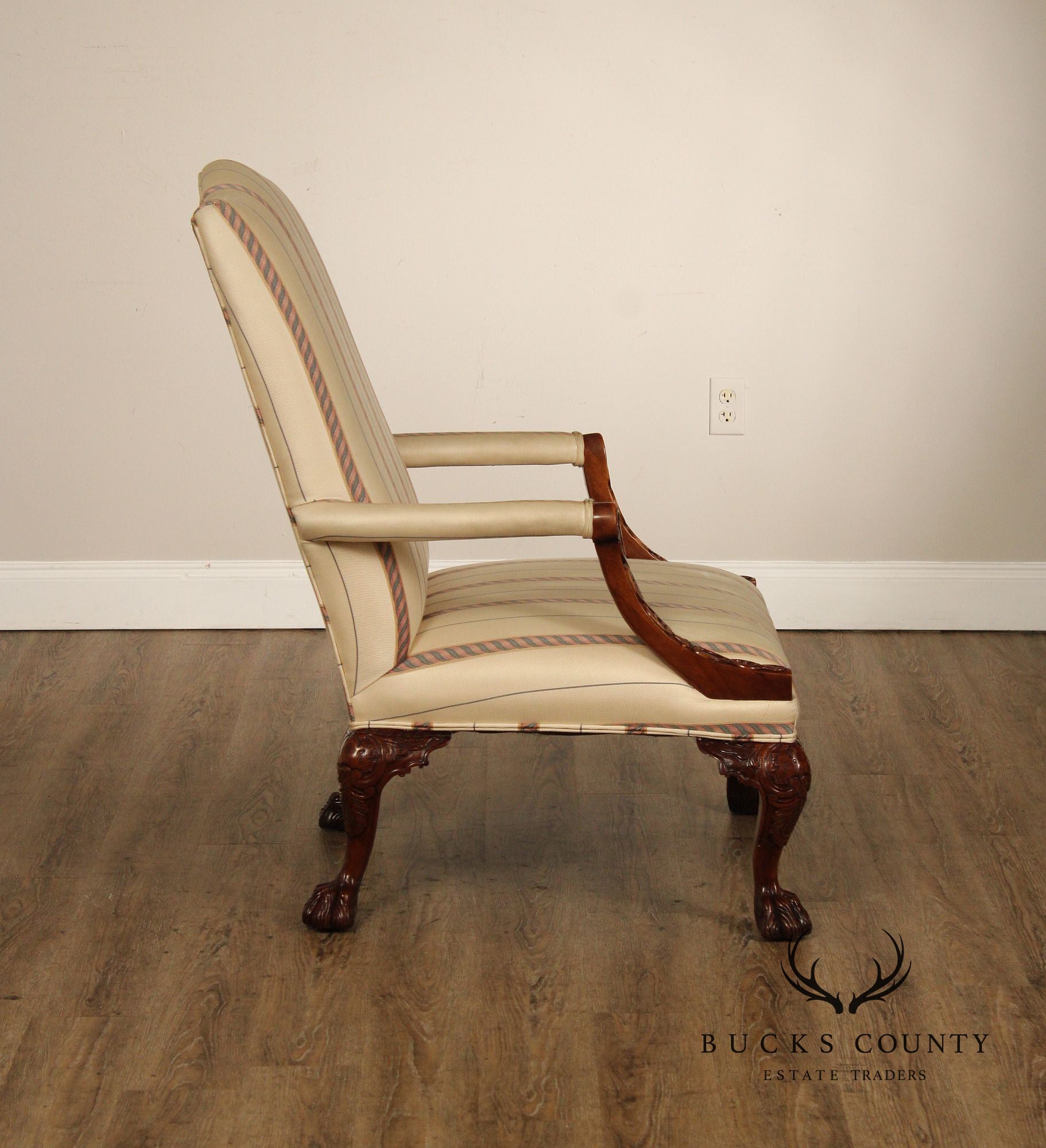 Henredon Historic Natchez Collection Mahogany Armchair