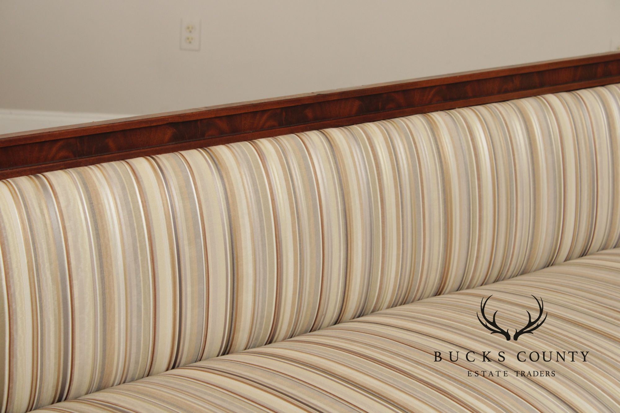 Antique 19th Century American Empire Mahogany Sofa