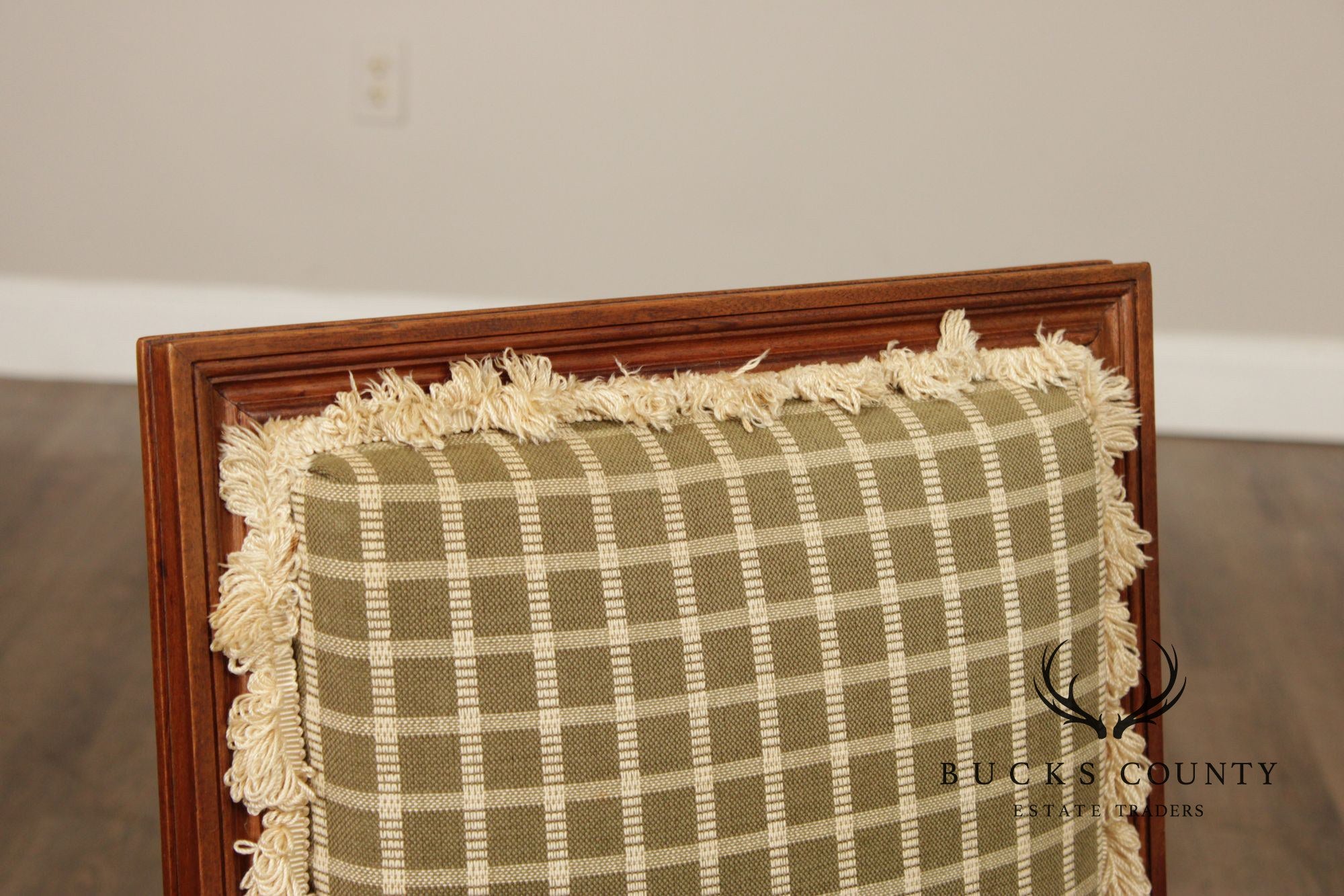 French Louis XVI Style Set Of Four Carved Walnut Dining Chairs