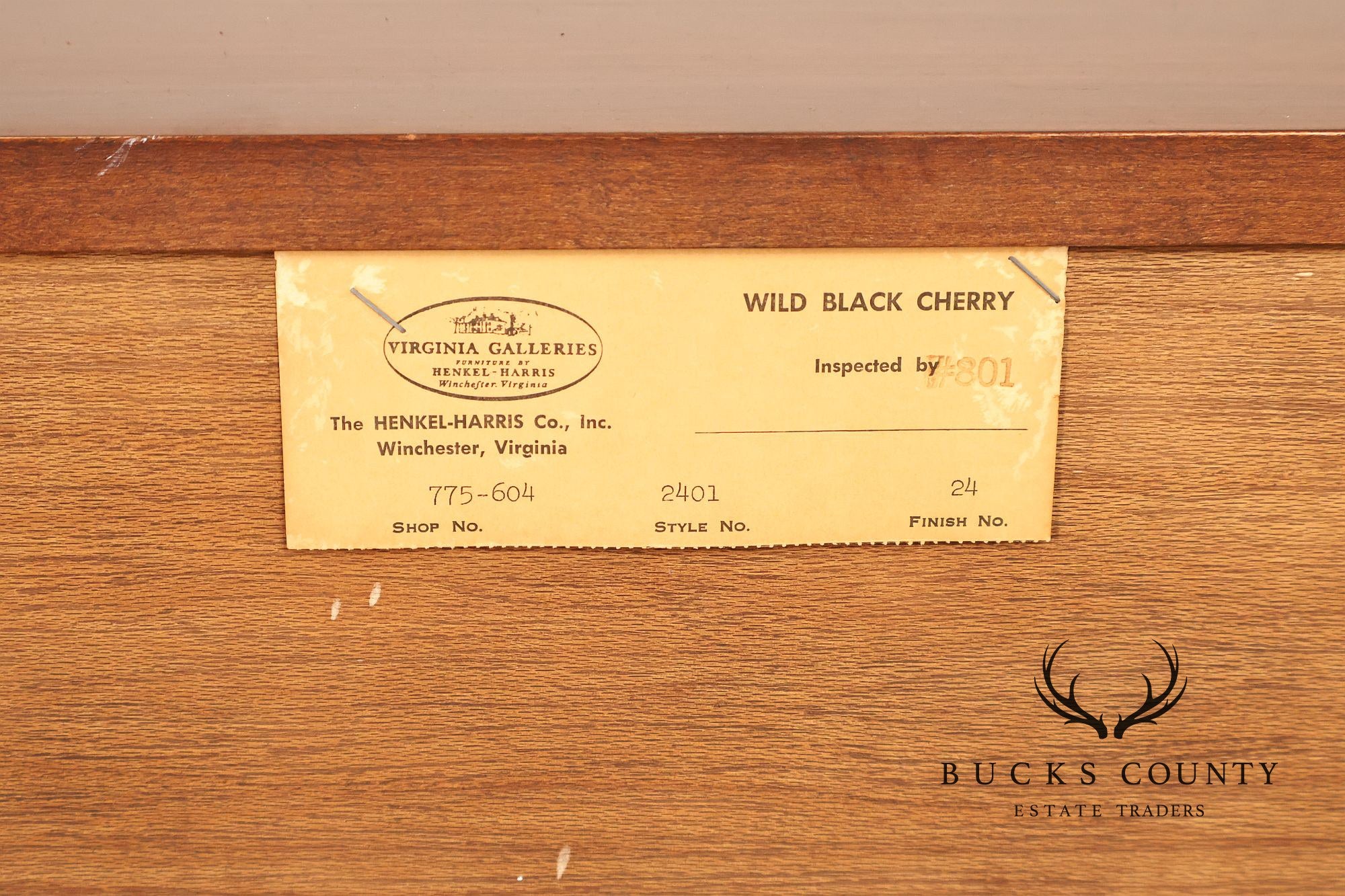 Henkel Harris Chippendale Style Cherry Bachelor's Chest