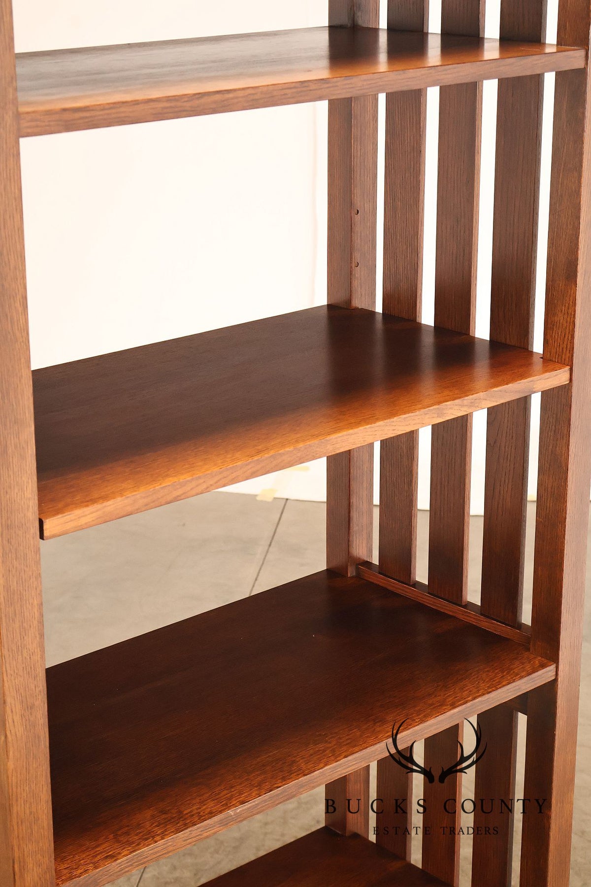 Stickley Mission Collection Oak Open Bookcase