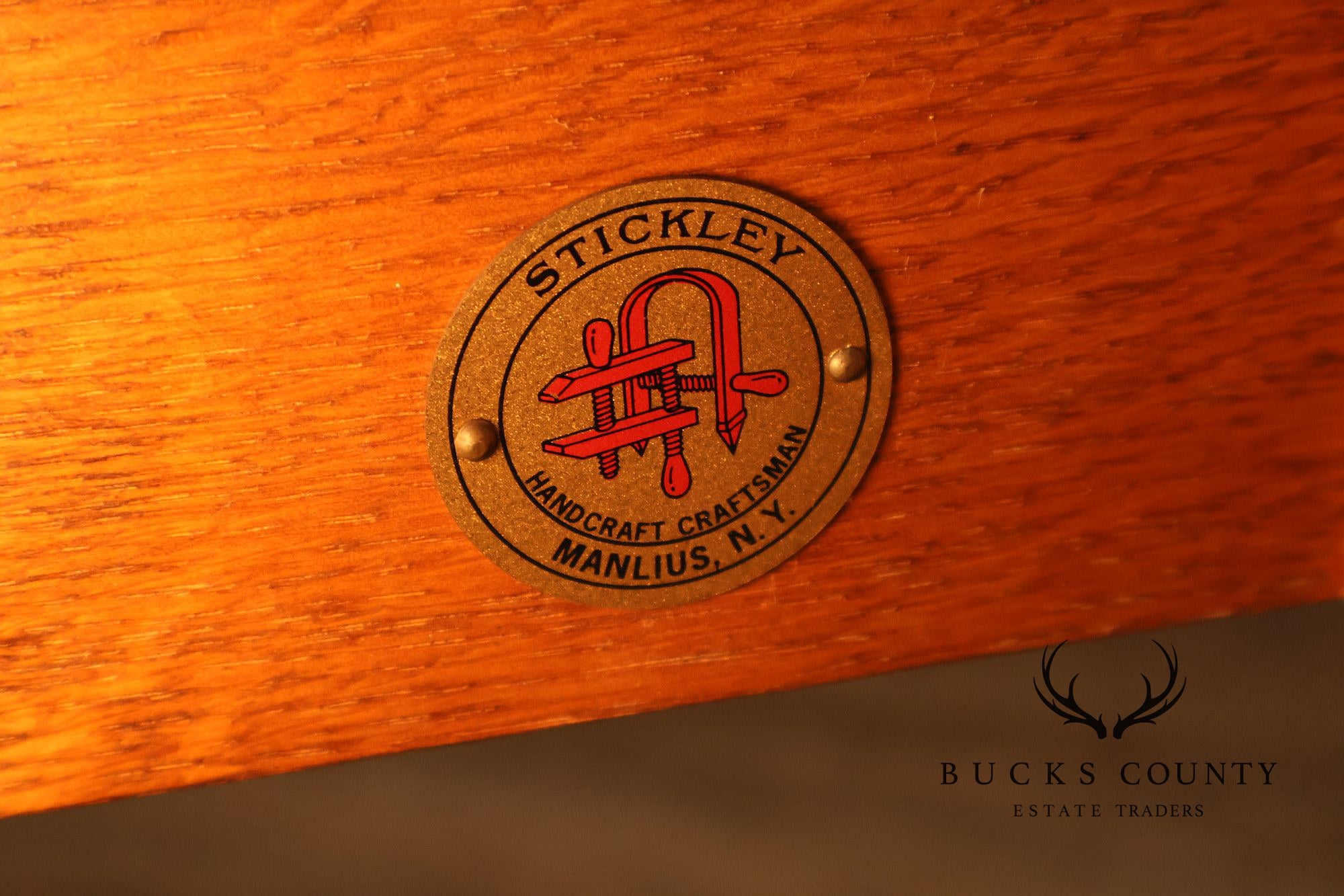 Stickley Mission Collection Oak Flip Top Dining Table