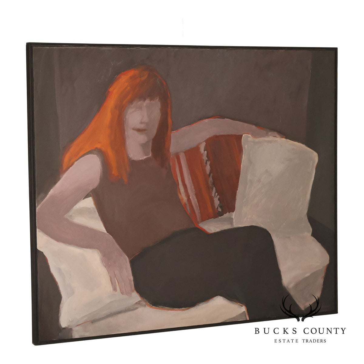 Anne Cooper Dobbins Oil Painting, The Redhead