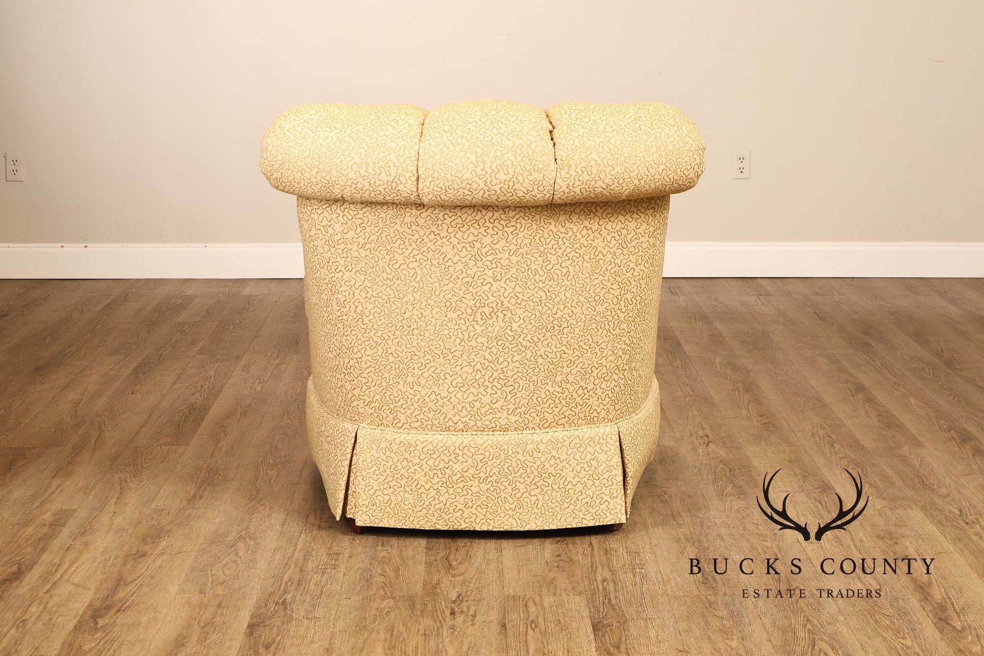 JRS Furniture Pair Of Upholstered Club Chairs