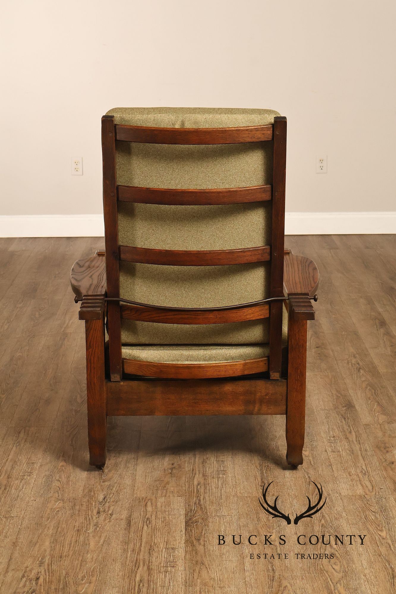 Antique Mission Oak Adjustable Morris Chair