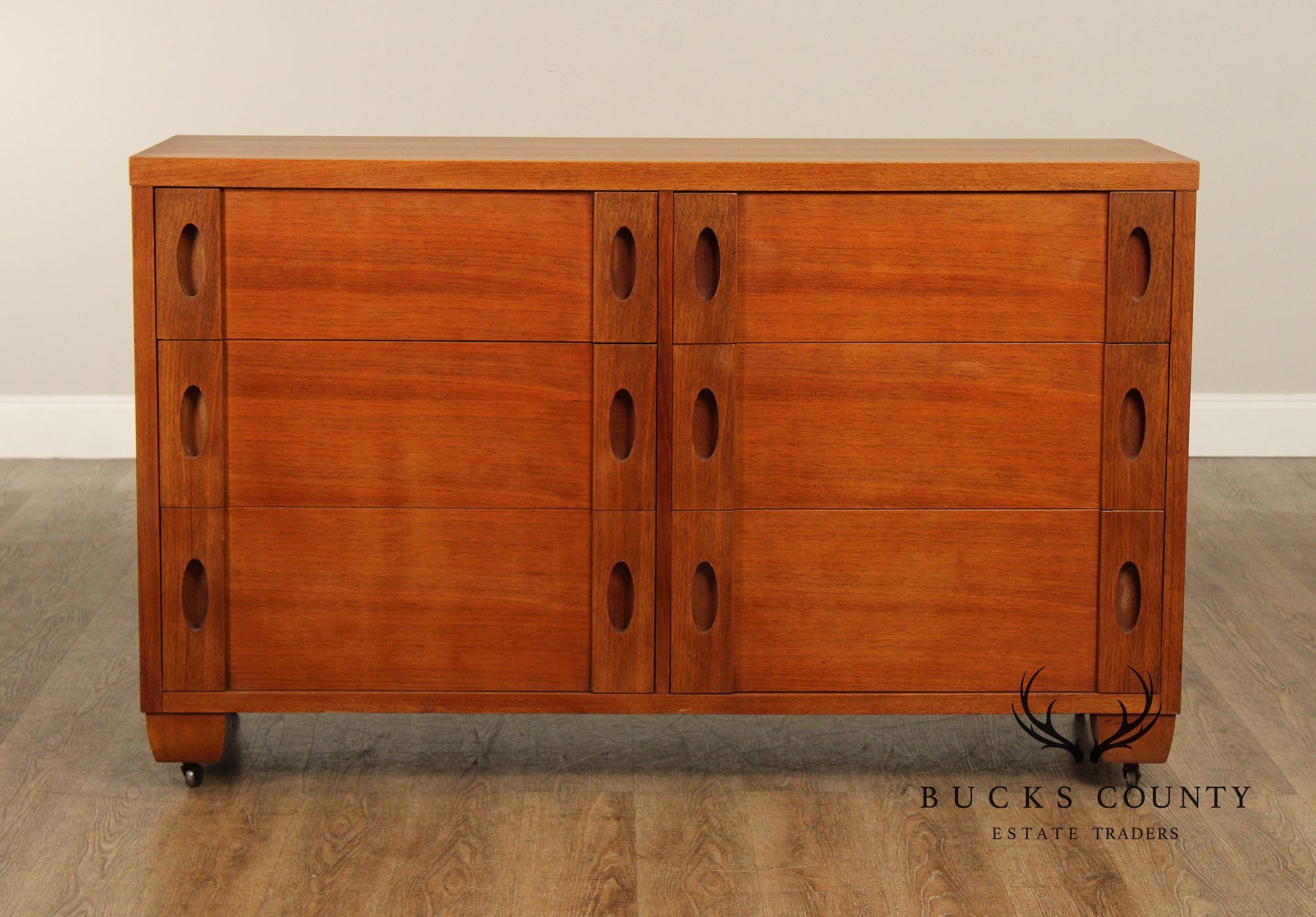 Phenix Furniture Co. Mid Century Modern Walnut Dresser