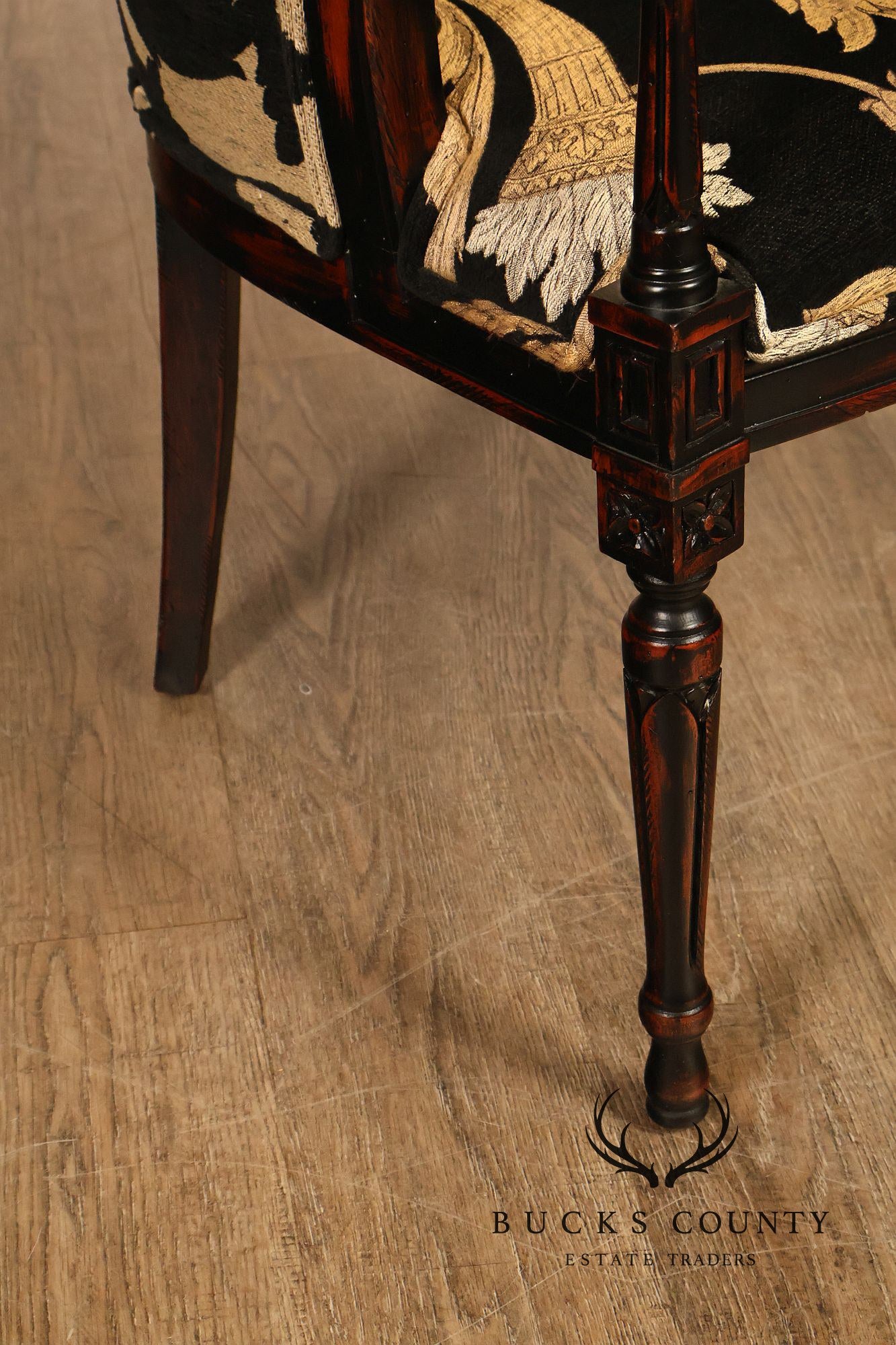 French Louis XVI Style Pair of Armchairs