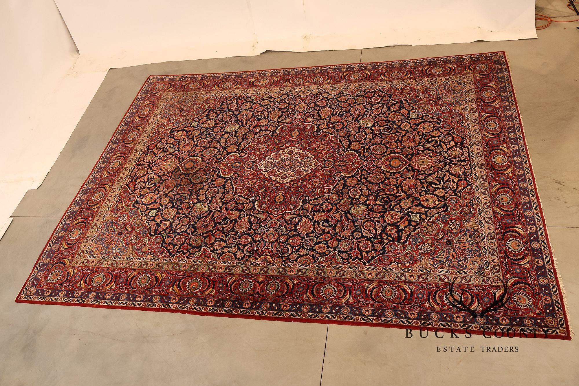 Large Hand Tied Traditional Persian Style Area Rug