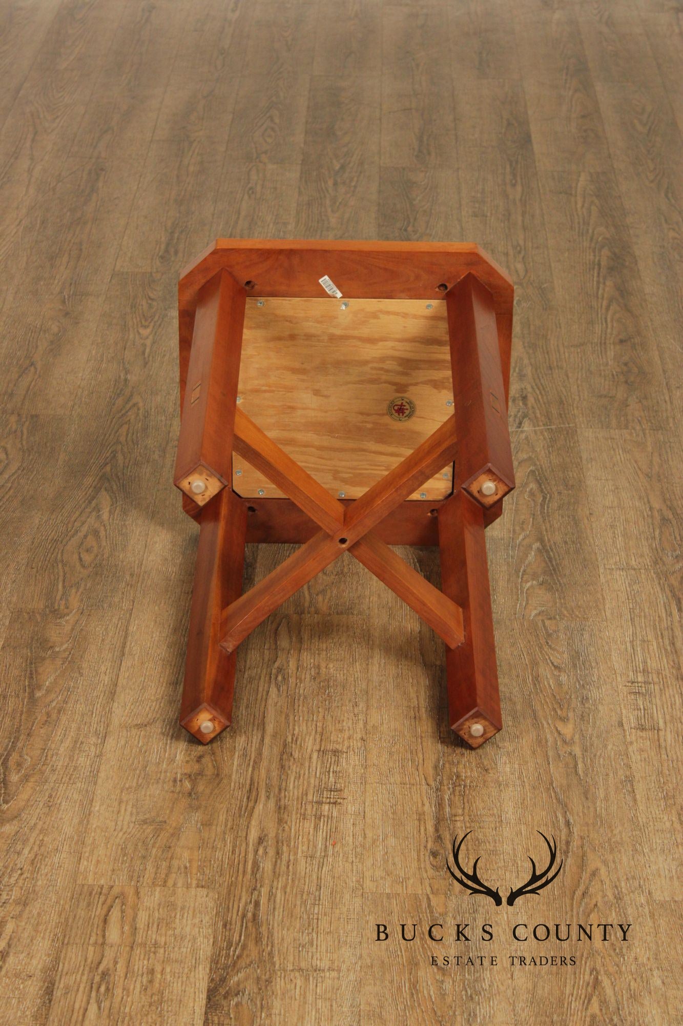 Stickley Mission Collection Pair Of Cherry Taboret Side Tables