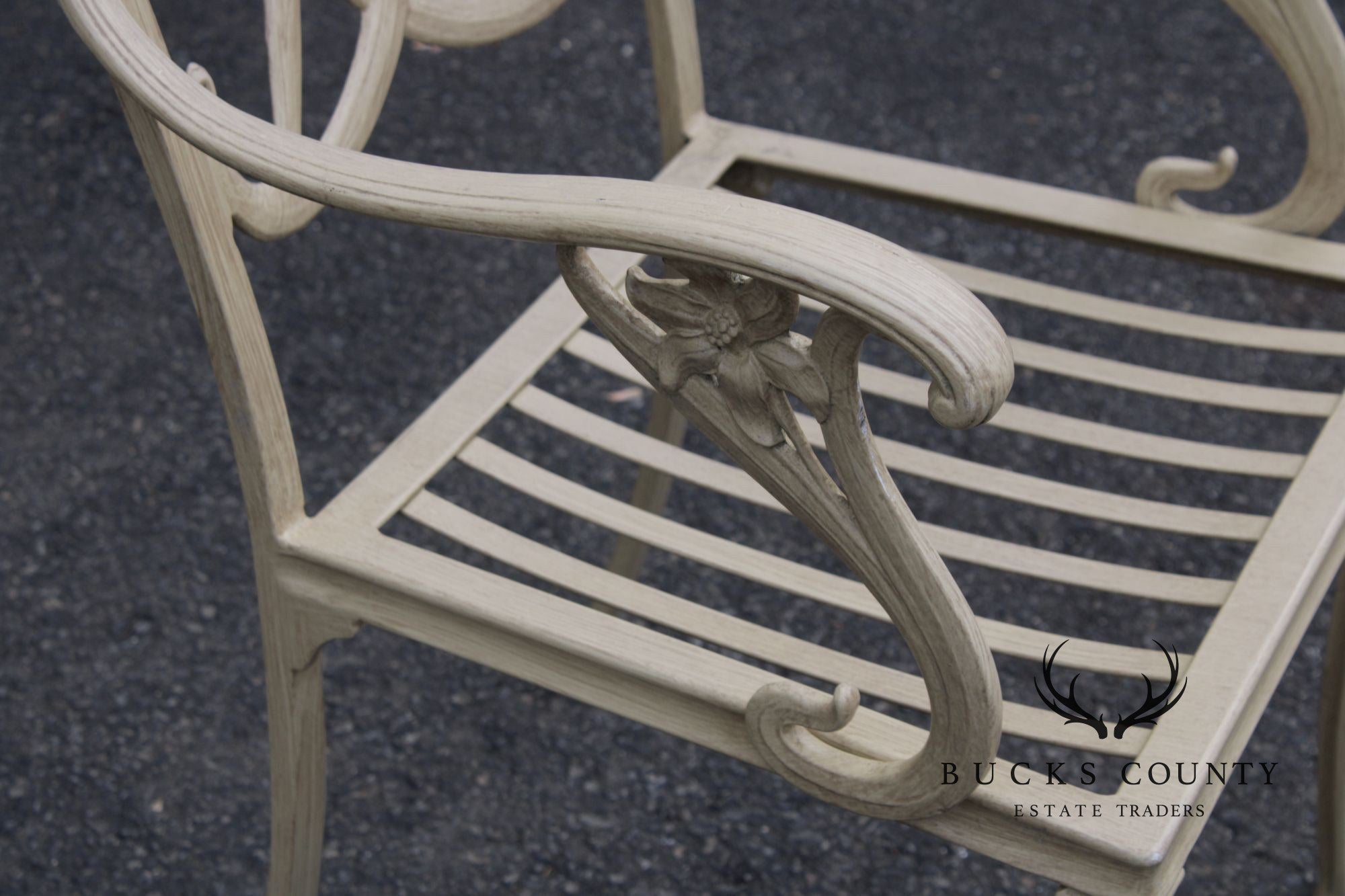 Brown Jordan 'Day Lily' Cast Aluminum Set of Four Patio Chairs