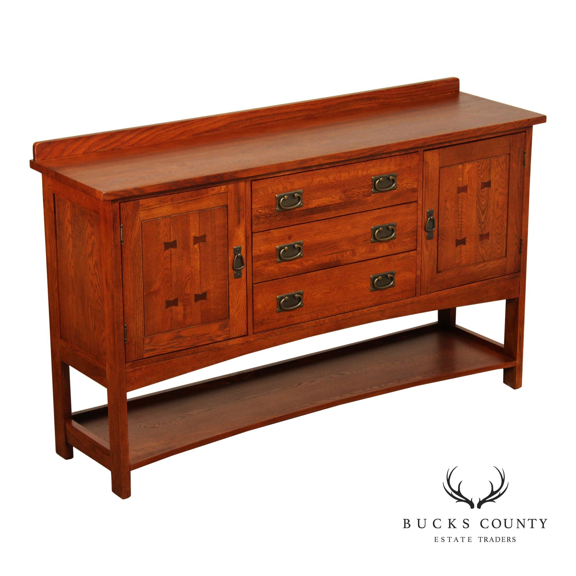 Tradewins Mission Style Oak Sideboard