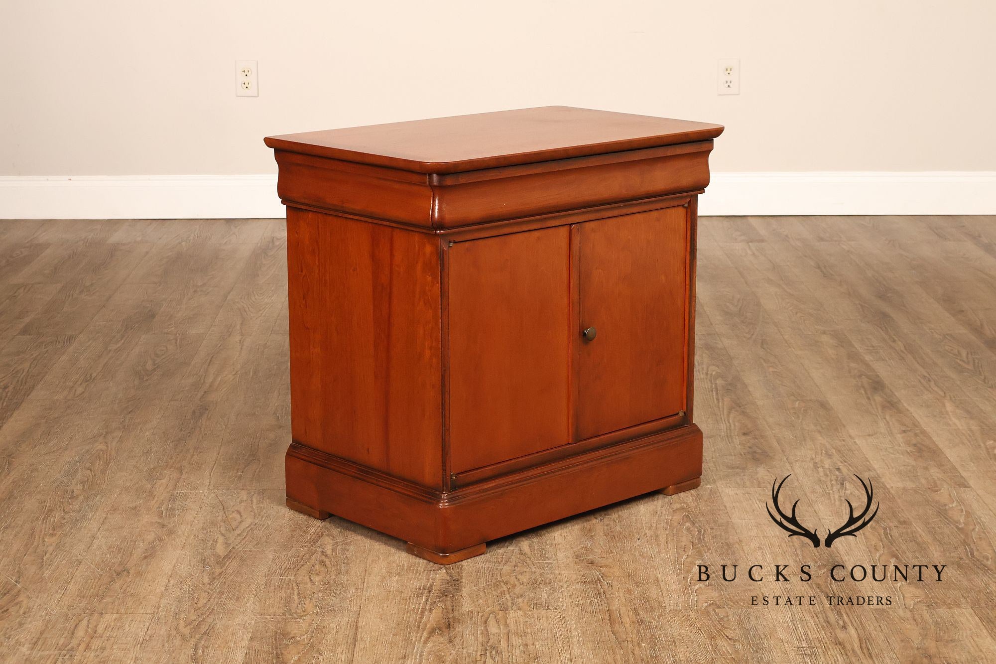 French Louis Philippe Style Cherry Nightstand