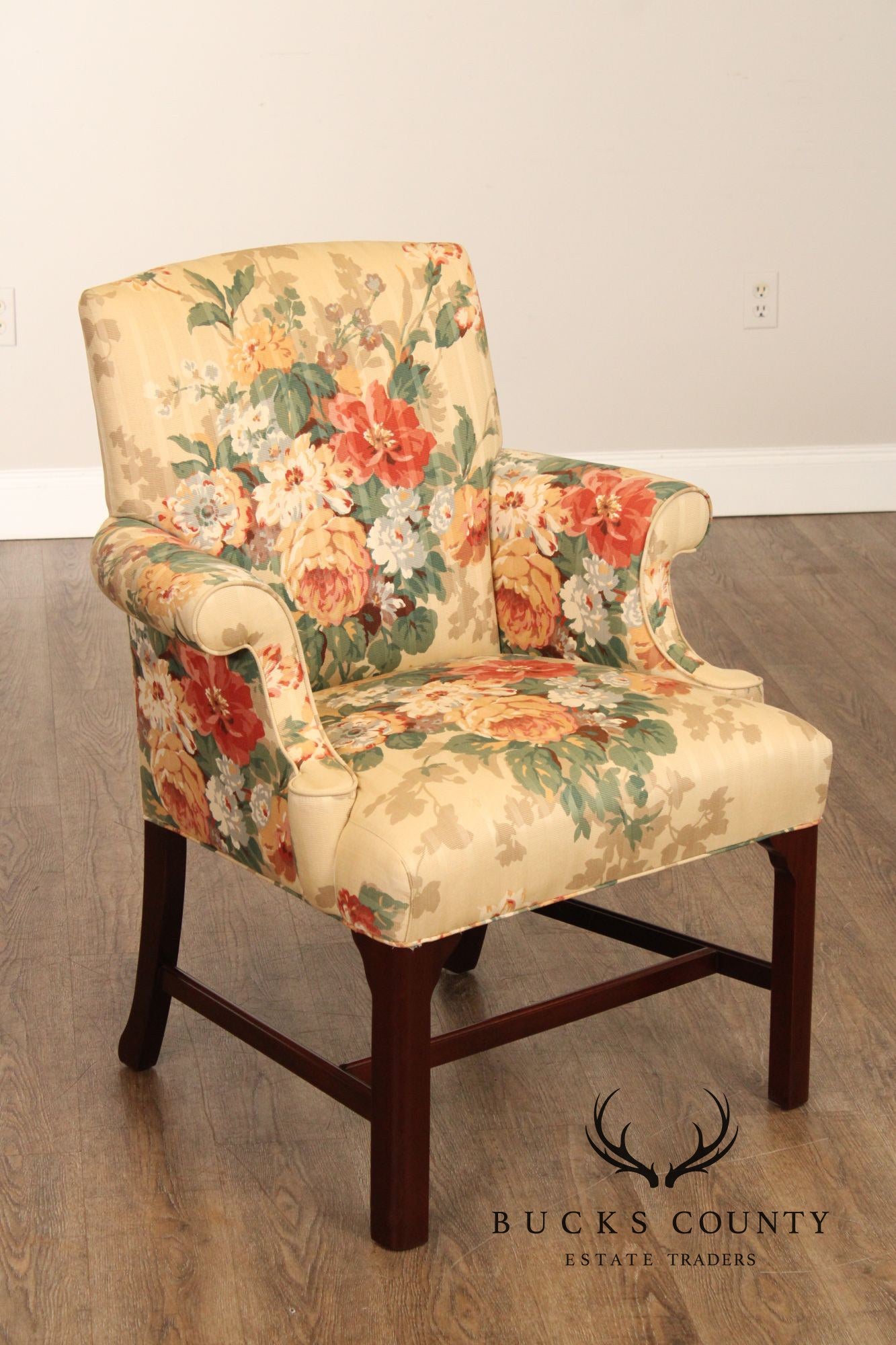'A Colony Original' Georgian Style Mahogany Armchair