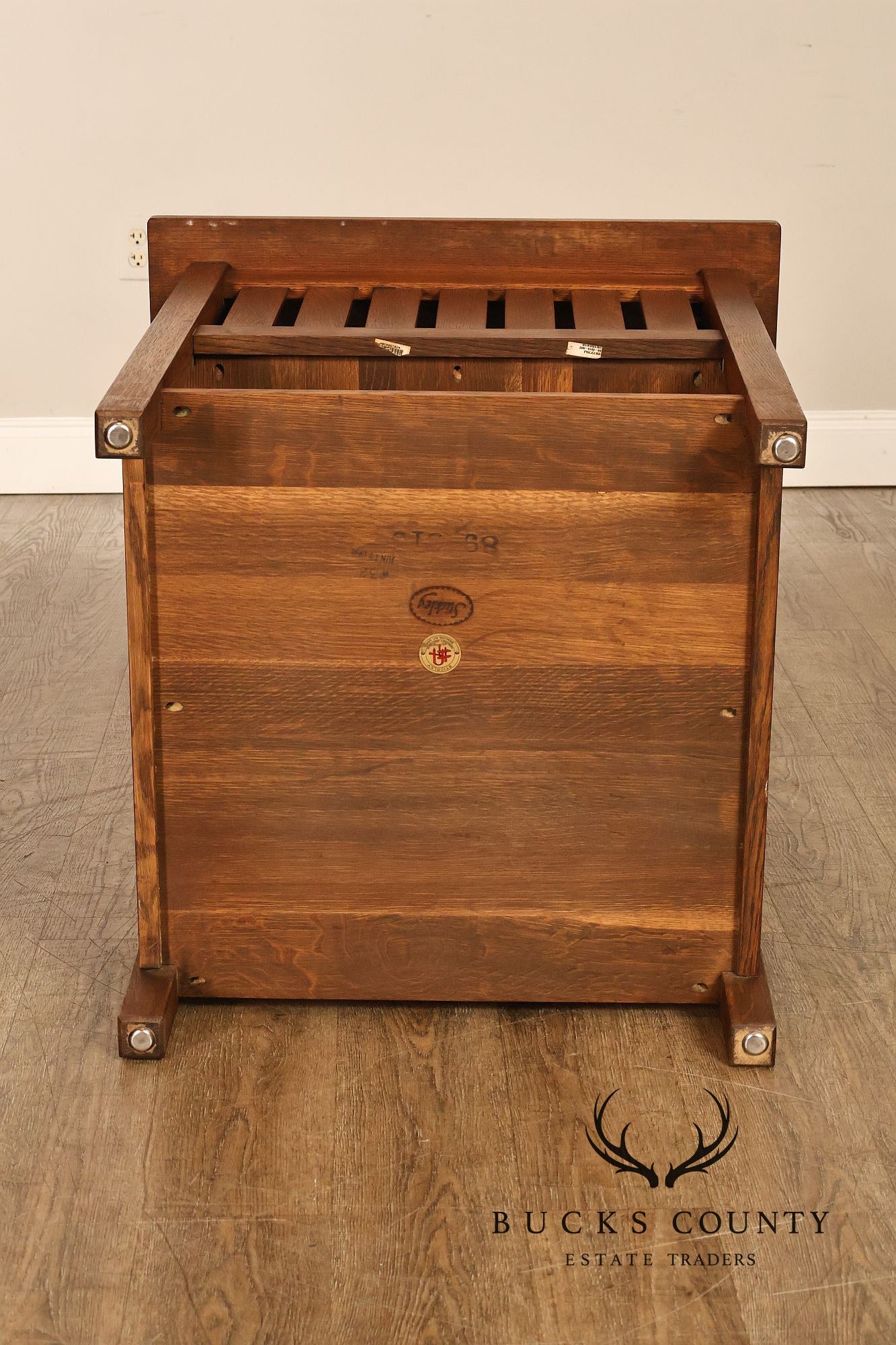 Stickley Mission Collection Slatted Oak Book Table