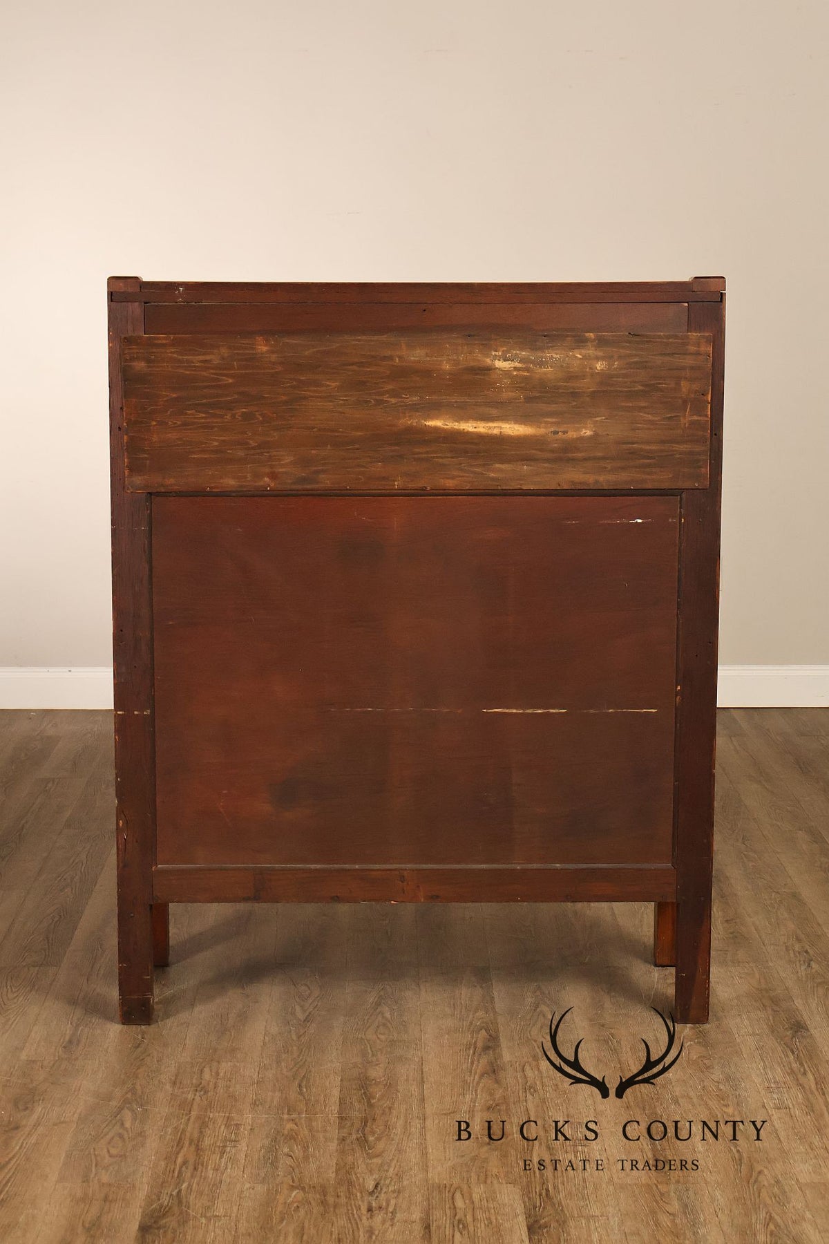 Antique Grand Rapids Mission Oak China Cabinet
