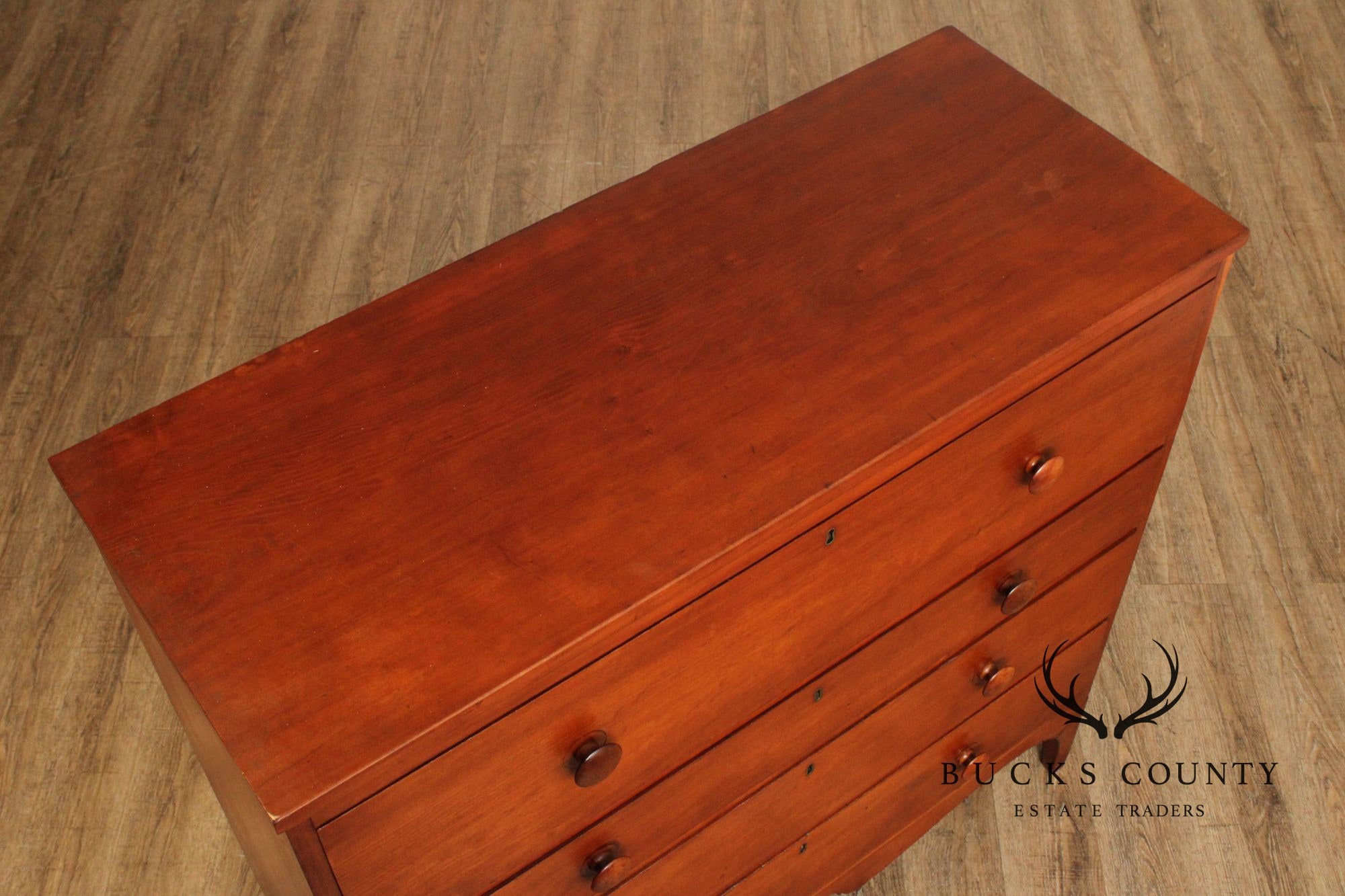 Antique American Federal Period Cherry Chest of Drawers