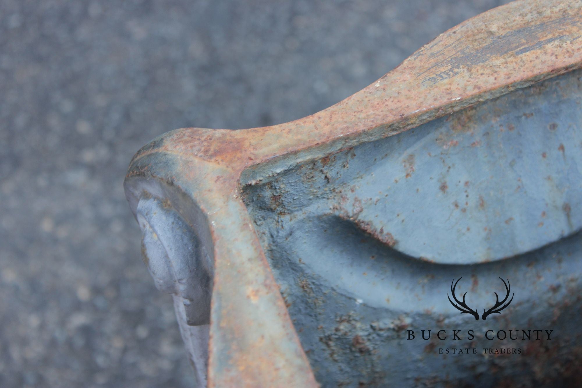 Vintage Pair of Cast Iron Garden Pedestals