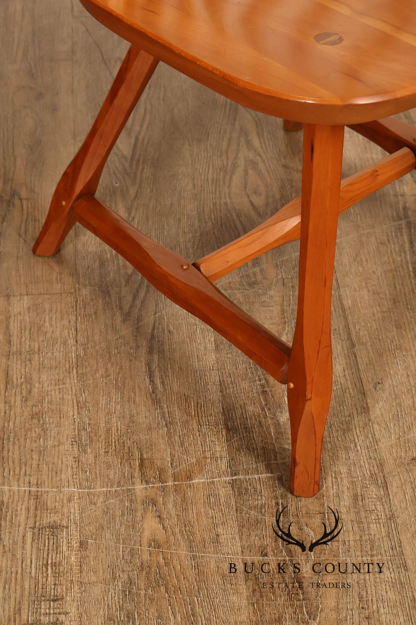 Hunt Country Furniture Set of Six Cherry Windsor Dining Chairs