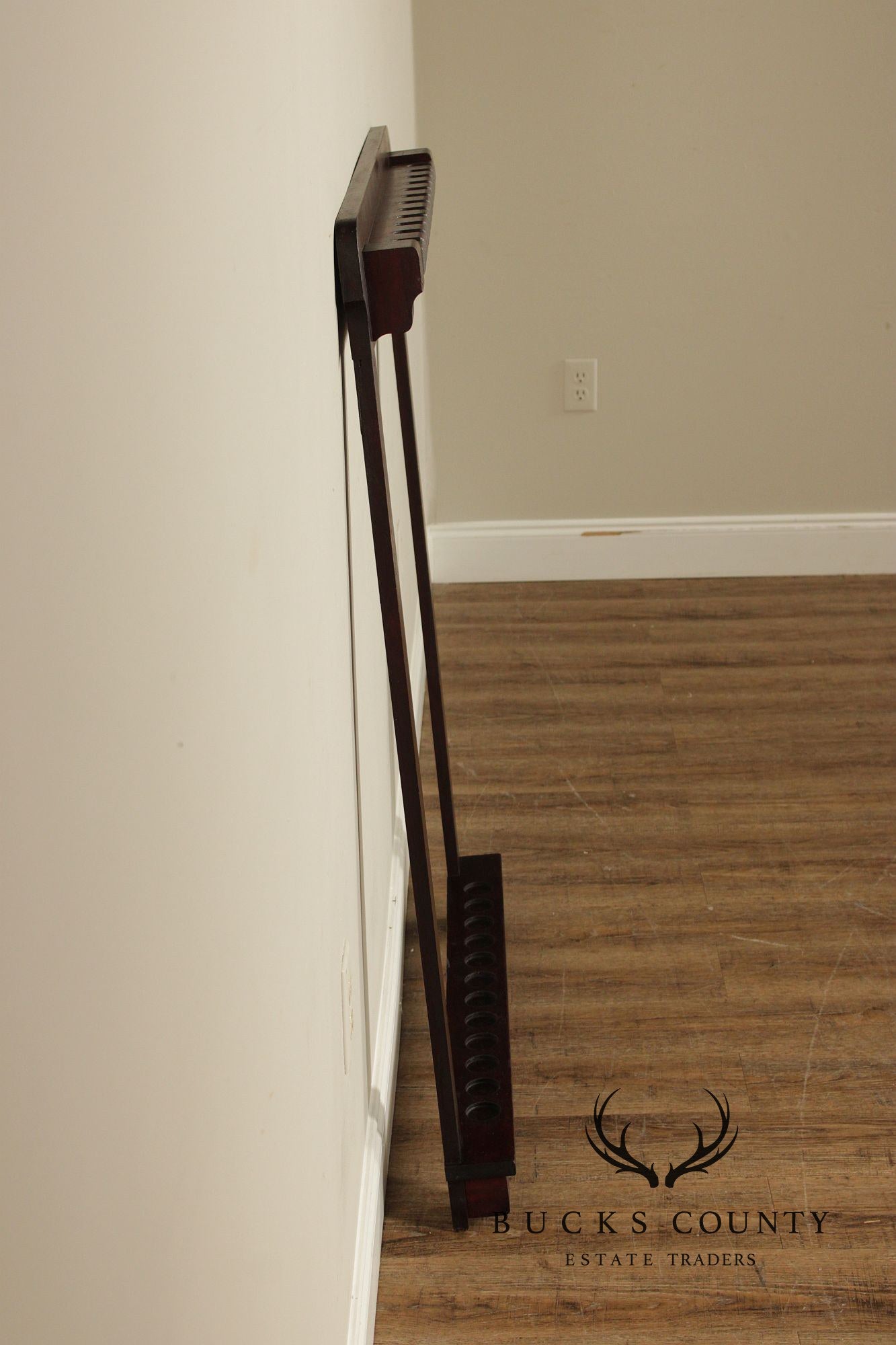 Antique Brunswick Balke Collender Company Billiards Cue Rack