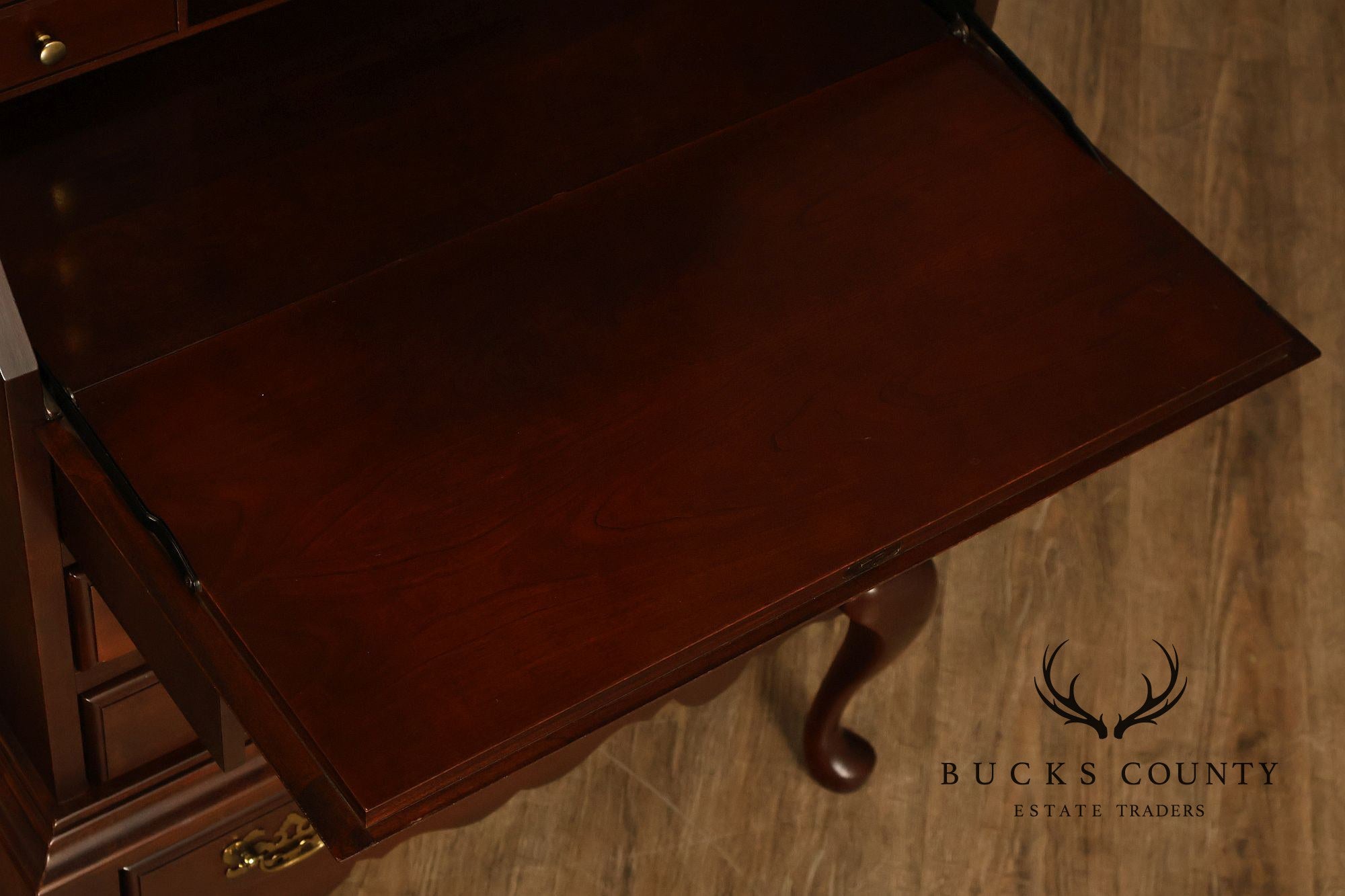 Jasper Cabinet Queen Anne Style Cherry Secretary Desk