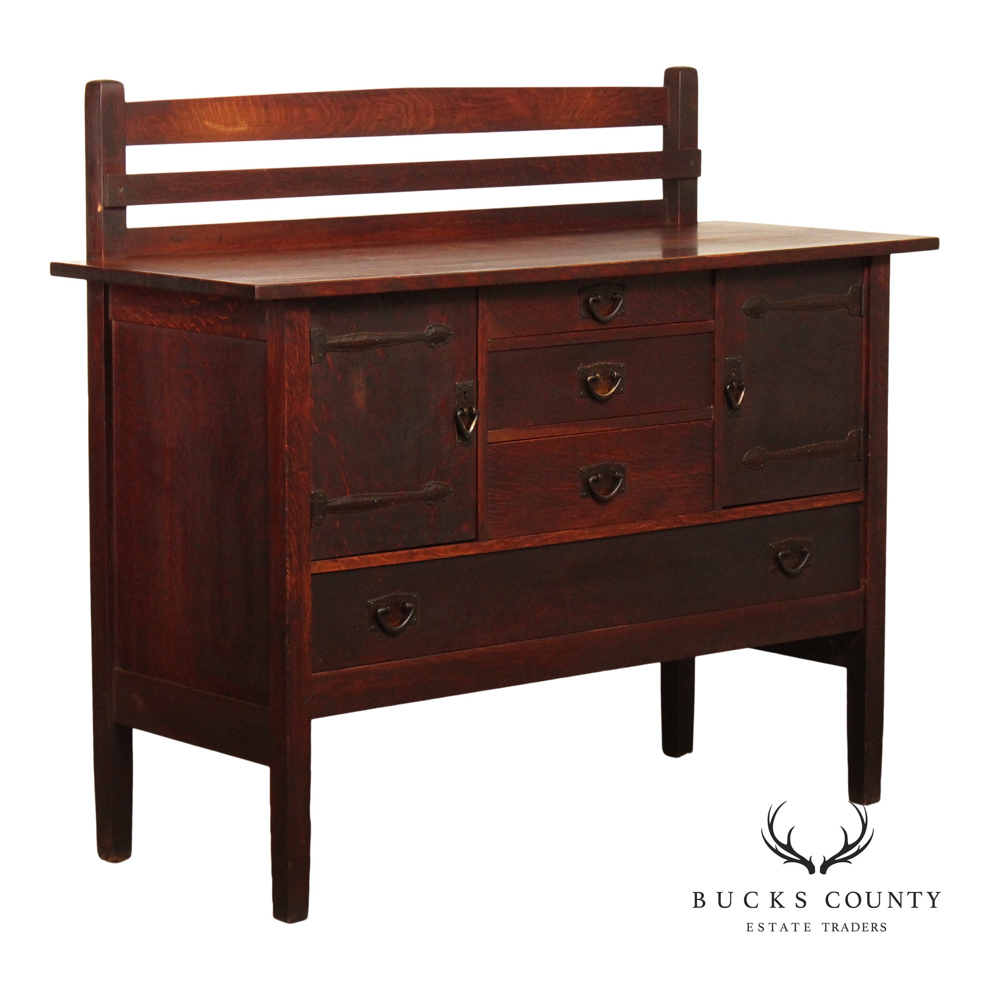 Gustav Stickley Antique Mission Oak Sideboard