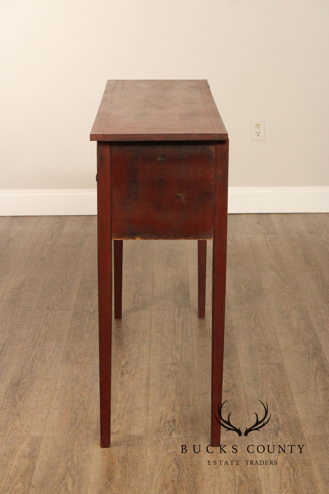 Primitive Style Distress Painted Sideboard or Console