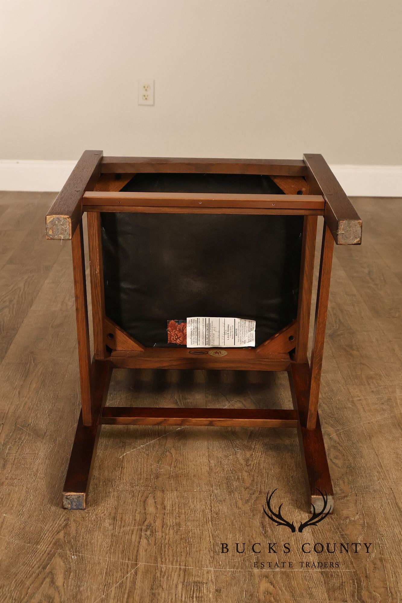 Stickley Mission Collection Set Of Four Cottage Style Bar Stools