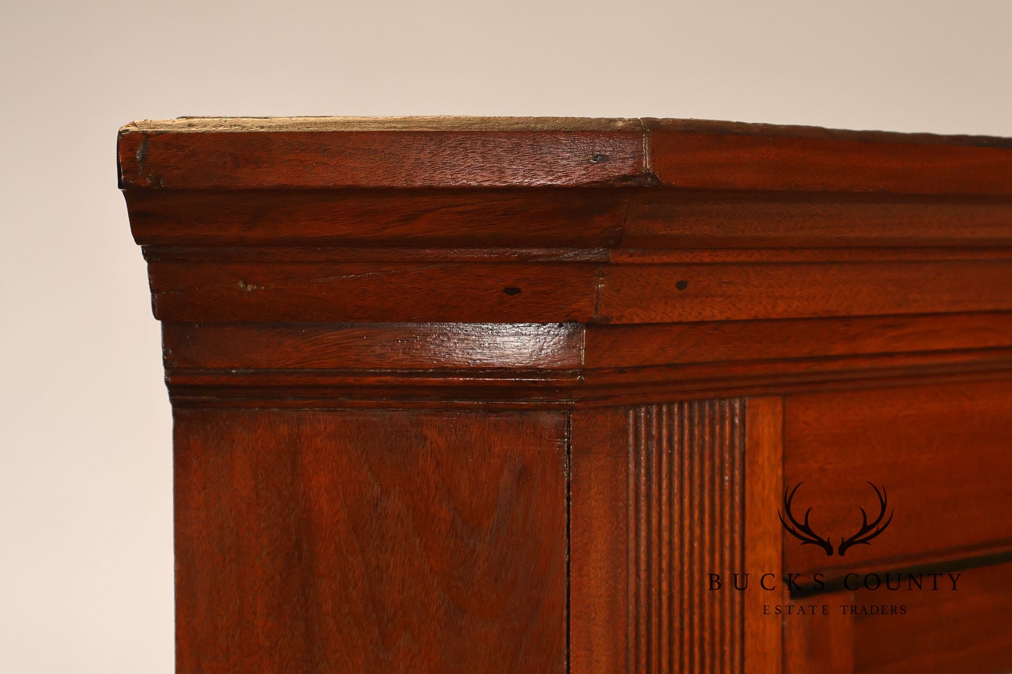 Antique American Walnut Corner Cabinet