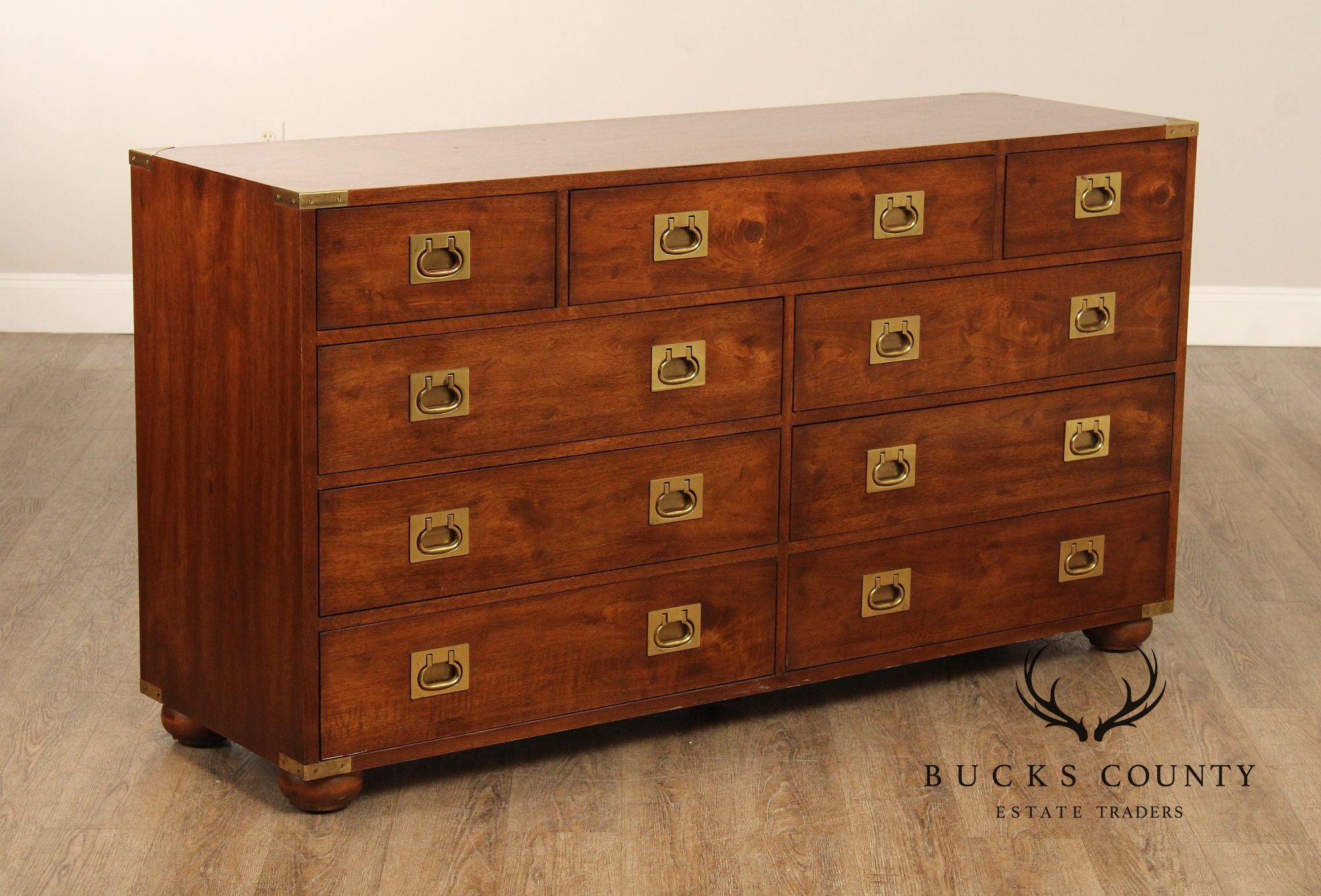 Henredon 'Regiment' Campaign Style Long Dresser