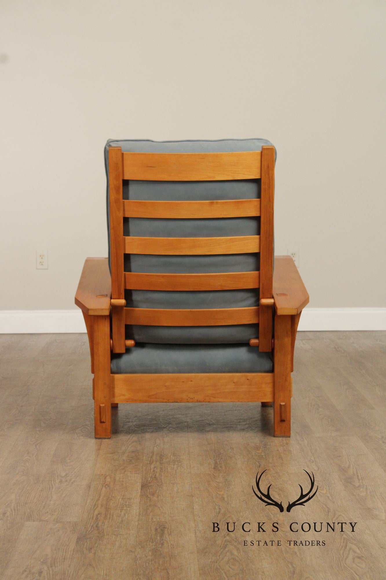 Stickley Mission Collection Cherry Spindle Morris Chair