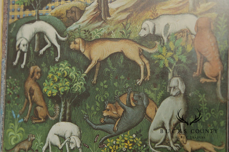 Set of Four Framed Wildlife Prints from 'Le Livre de la Chasse'