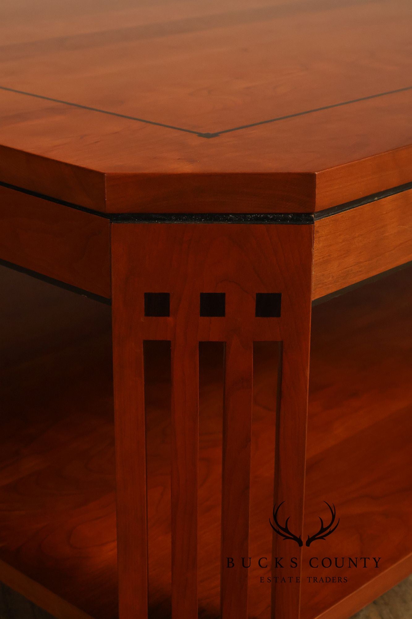 Stickley 21st Century Collection Large Square Cherry Coffee Table