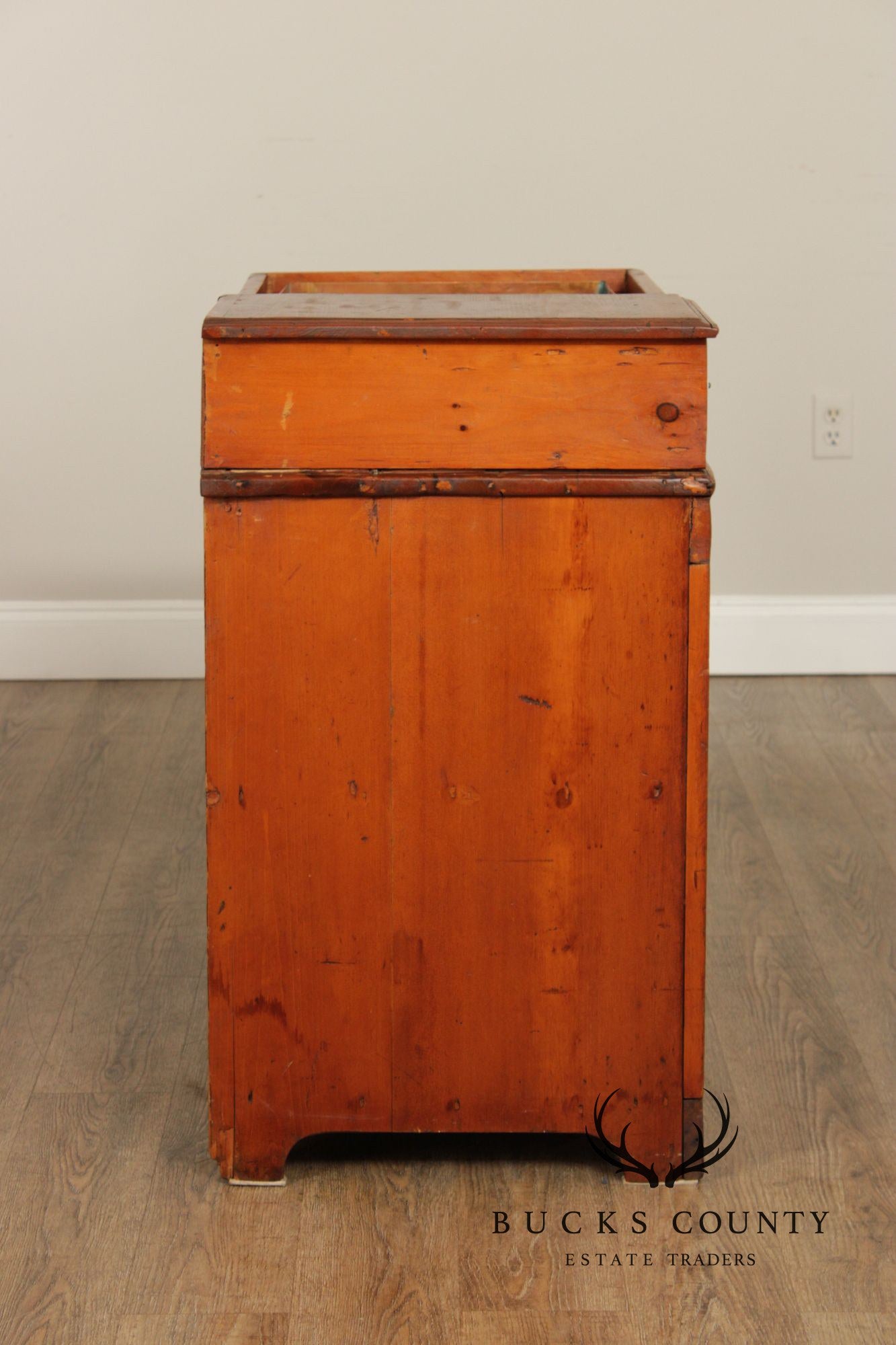 Antique Farmhouse Pine Dry Sink