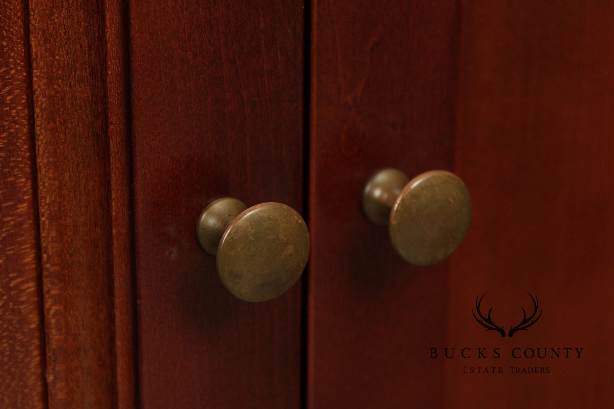 E.A. Clore Sons Cherry Colonial Style Sideboard Buffet