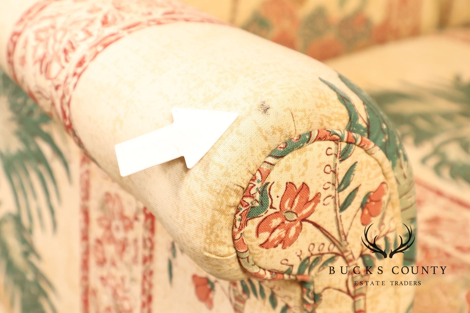 Kittinger Williamsburg Adaptation Chippendale Style Mahogany Wing Chair