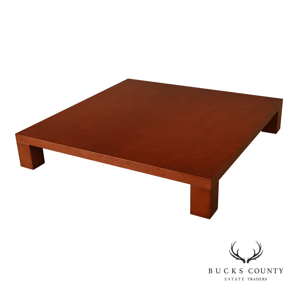 Modern Low Profile Square Coffee Table